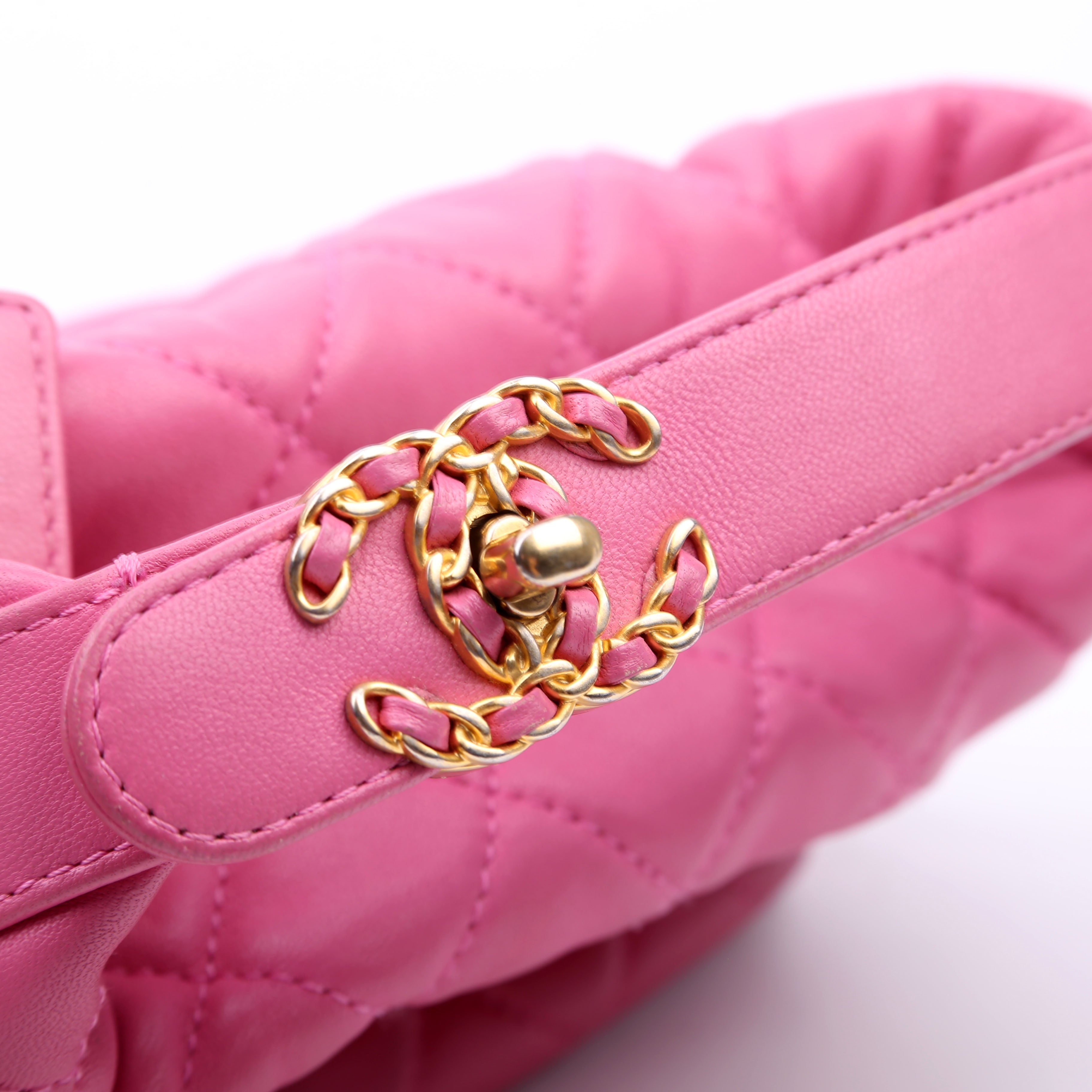 Chanel Perfect Meeting Hobo Lambskin 29M Pink