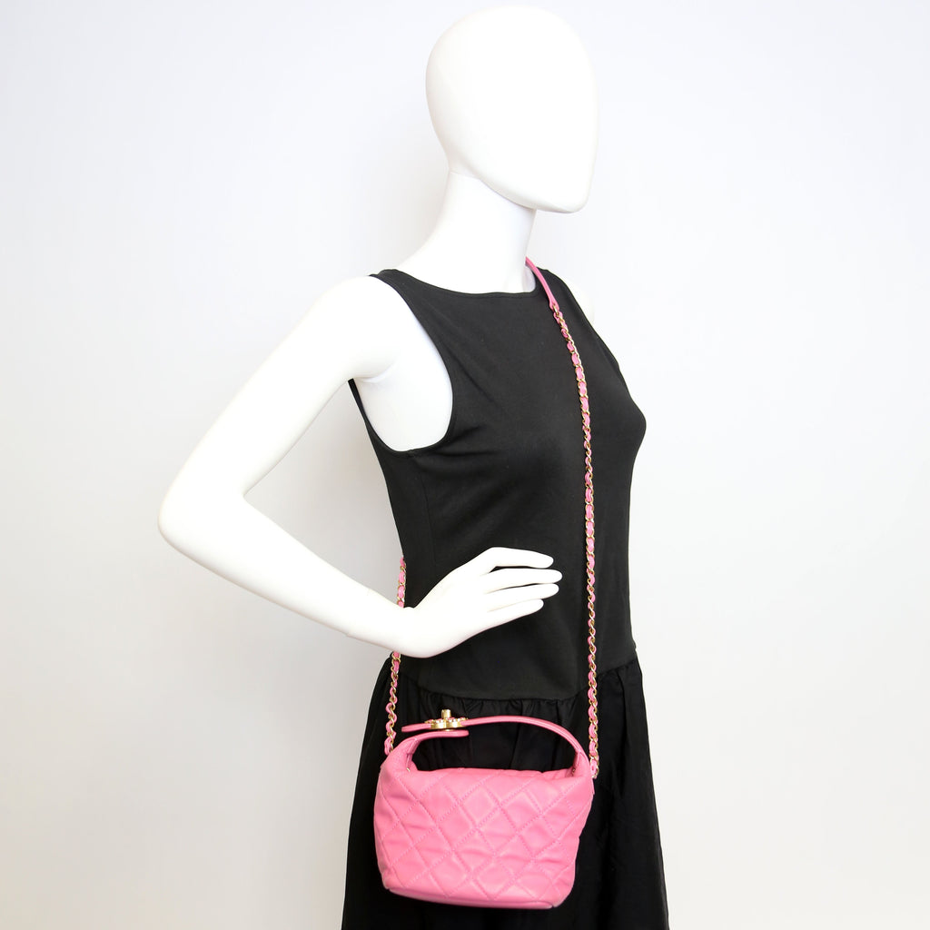 Chanel Perfect Meeting Hobo Lambskin 29M Pink