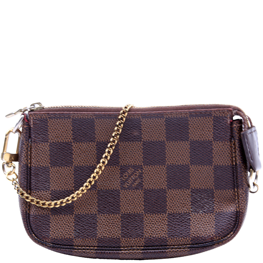 Louis Vuitton Pochette Accessories Mini Damier Ebene