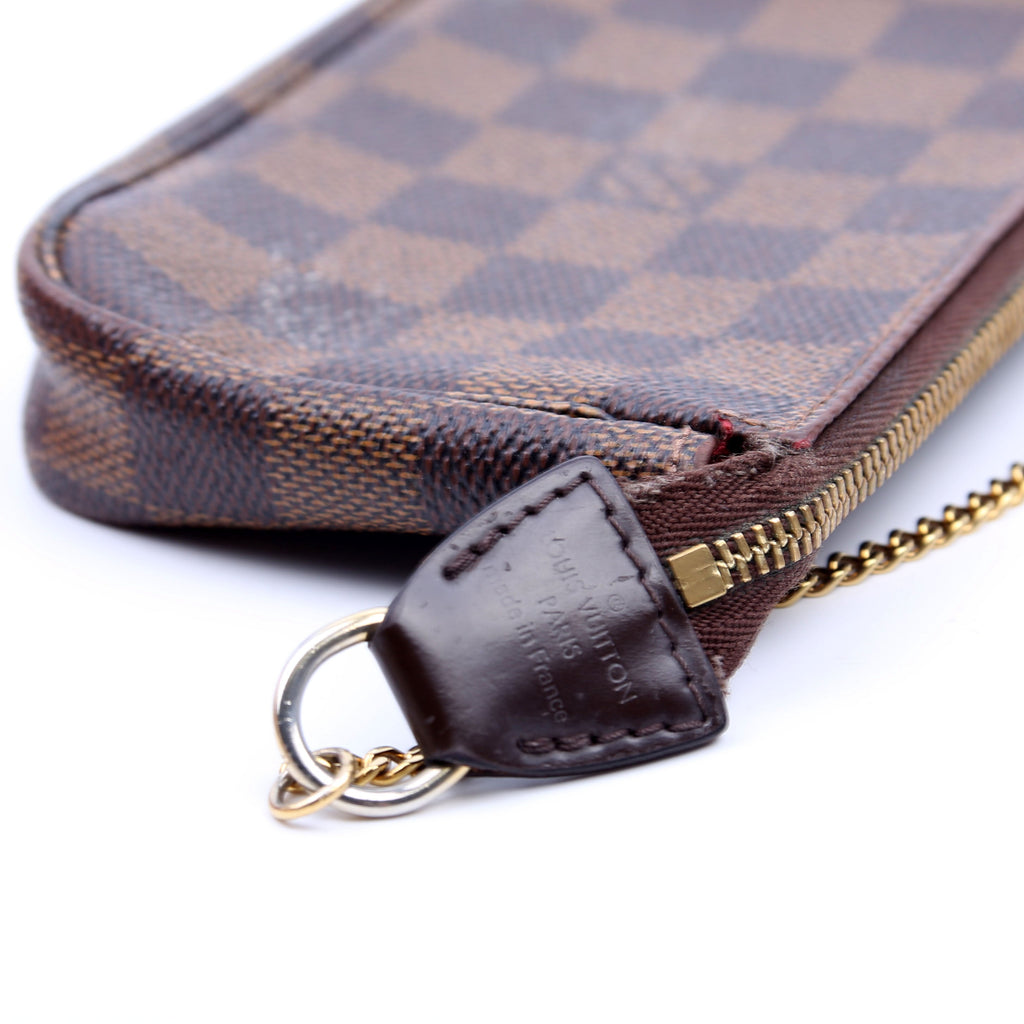 Louis Vuitton Pochette Accessories Mini Damier Ebene