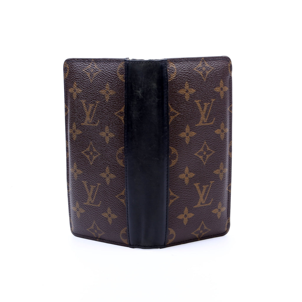 Louis Vuitton Brazza Wallet Macassar Monogram Black