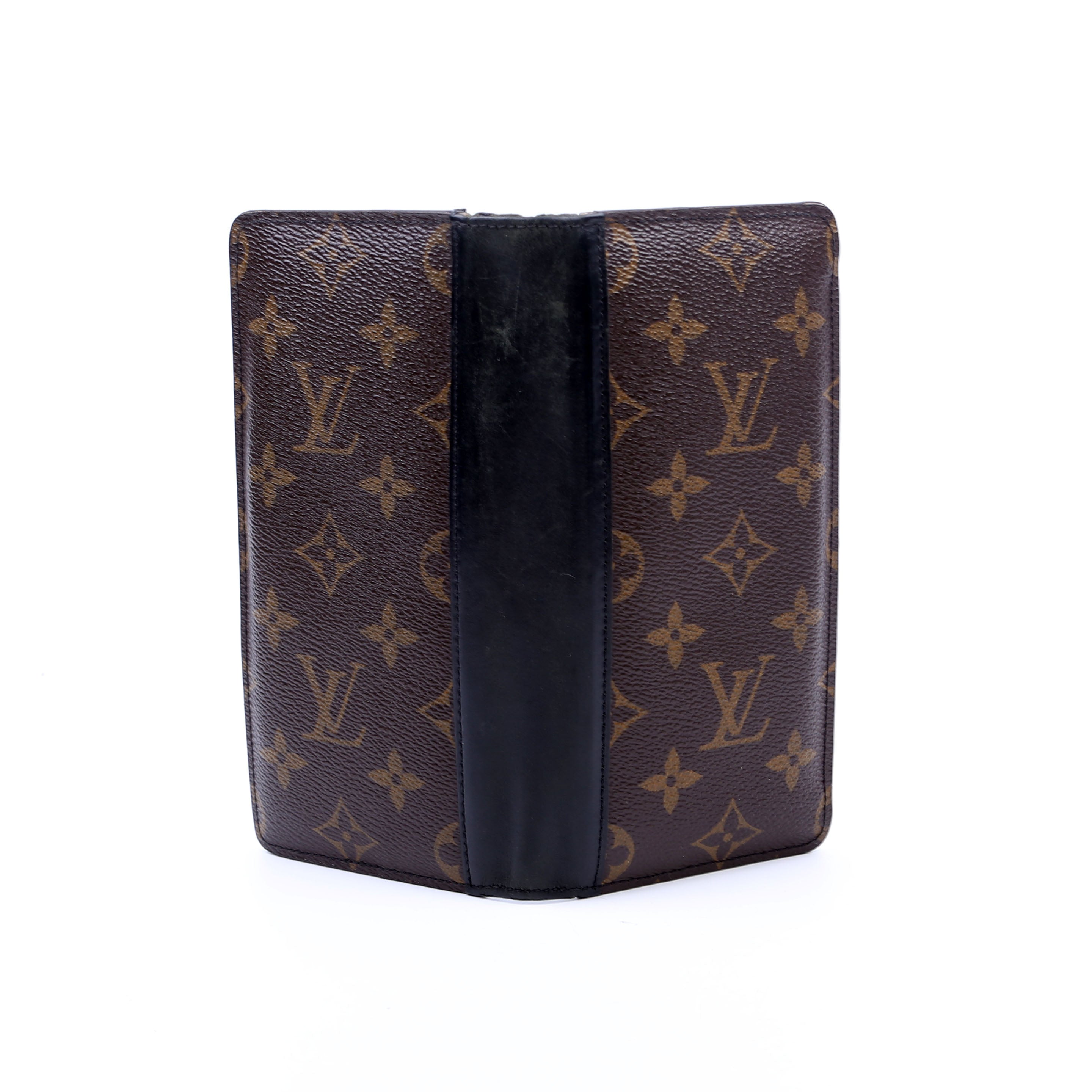 Louis Vuitton Brazza Wallet Macassar Monogram Black