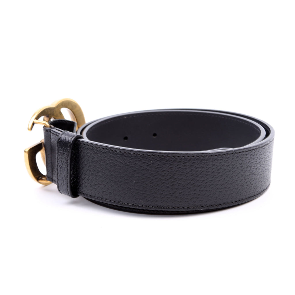 Gucci 406831 GG Marmont Belt Size 85/34 Black