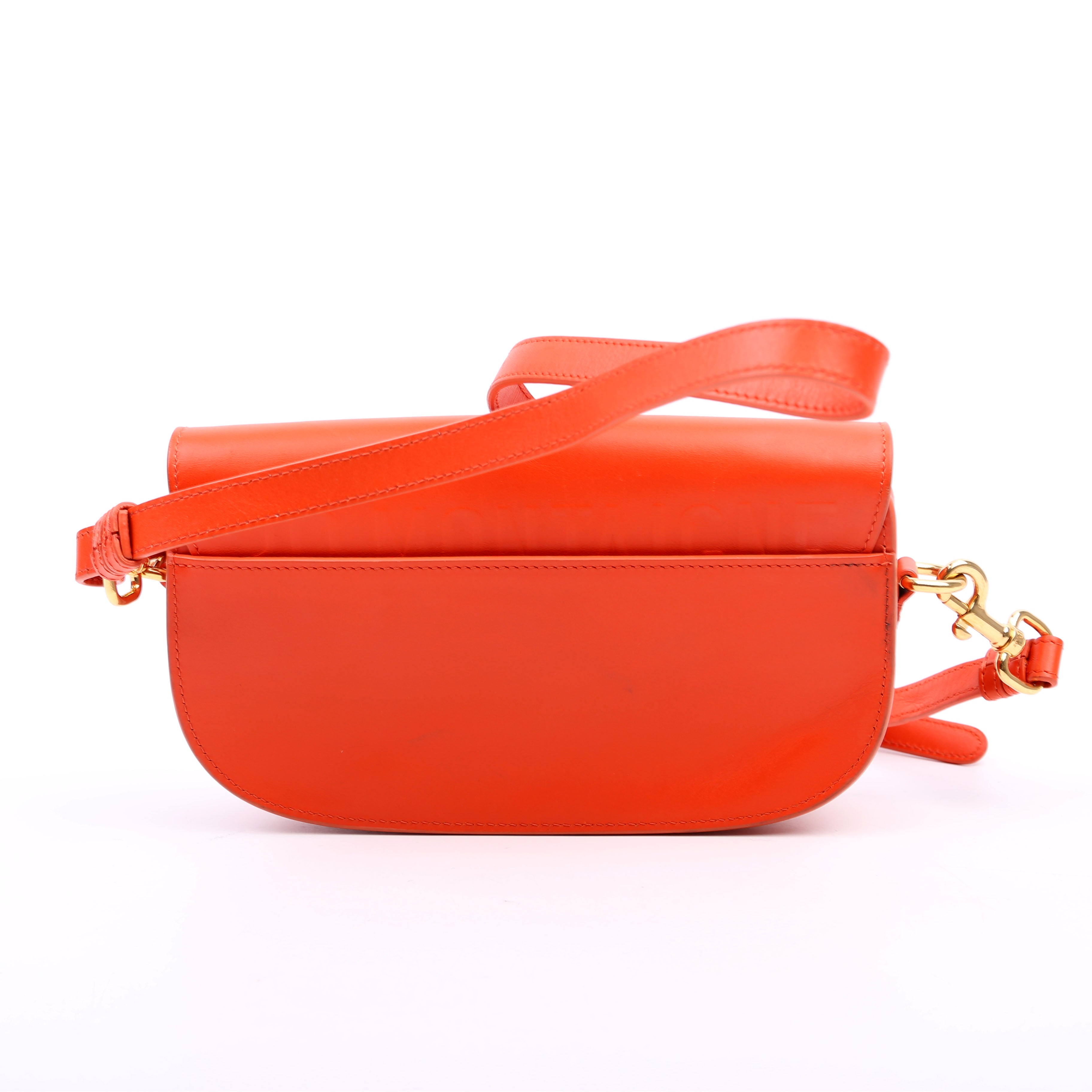 Christian Dior Bobby Bag East- West Box Calfskin Orange