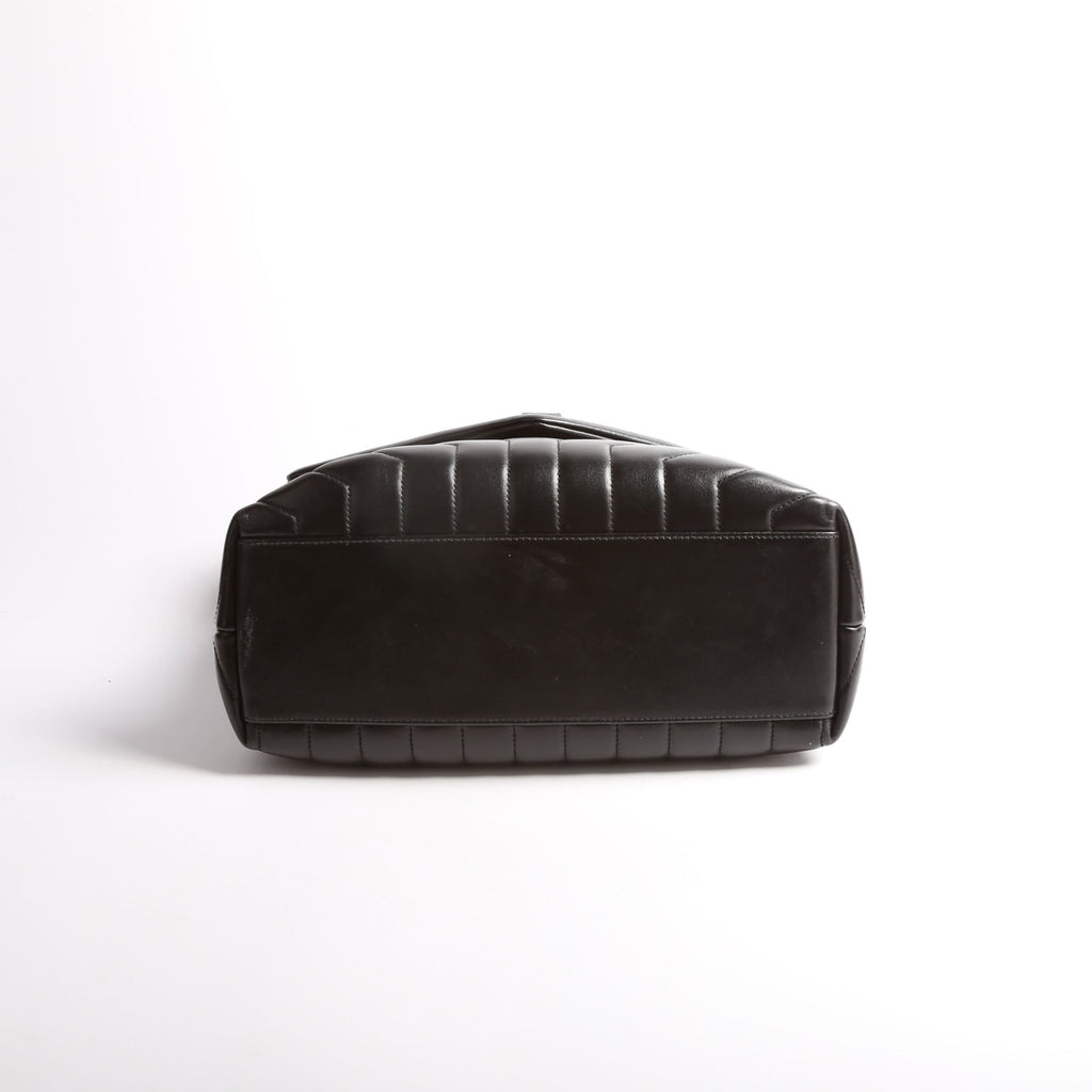 Saint Laurent LouLou Satchel Medium 487216 Black