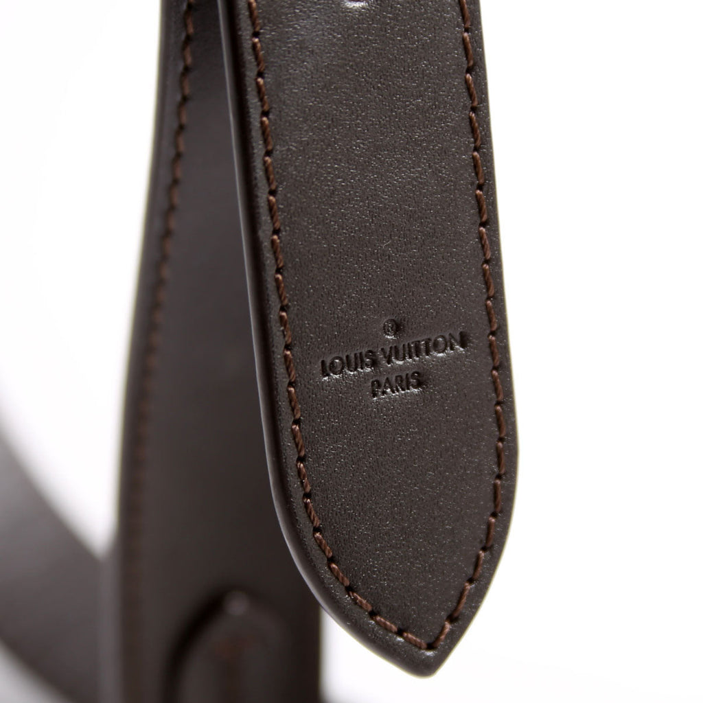 Louis Vuitton 30MM Calfskin Adjustable Shoulder Strap Brown
