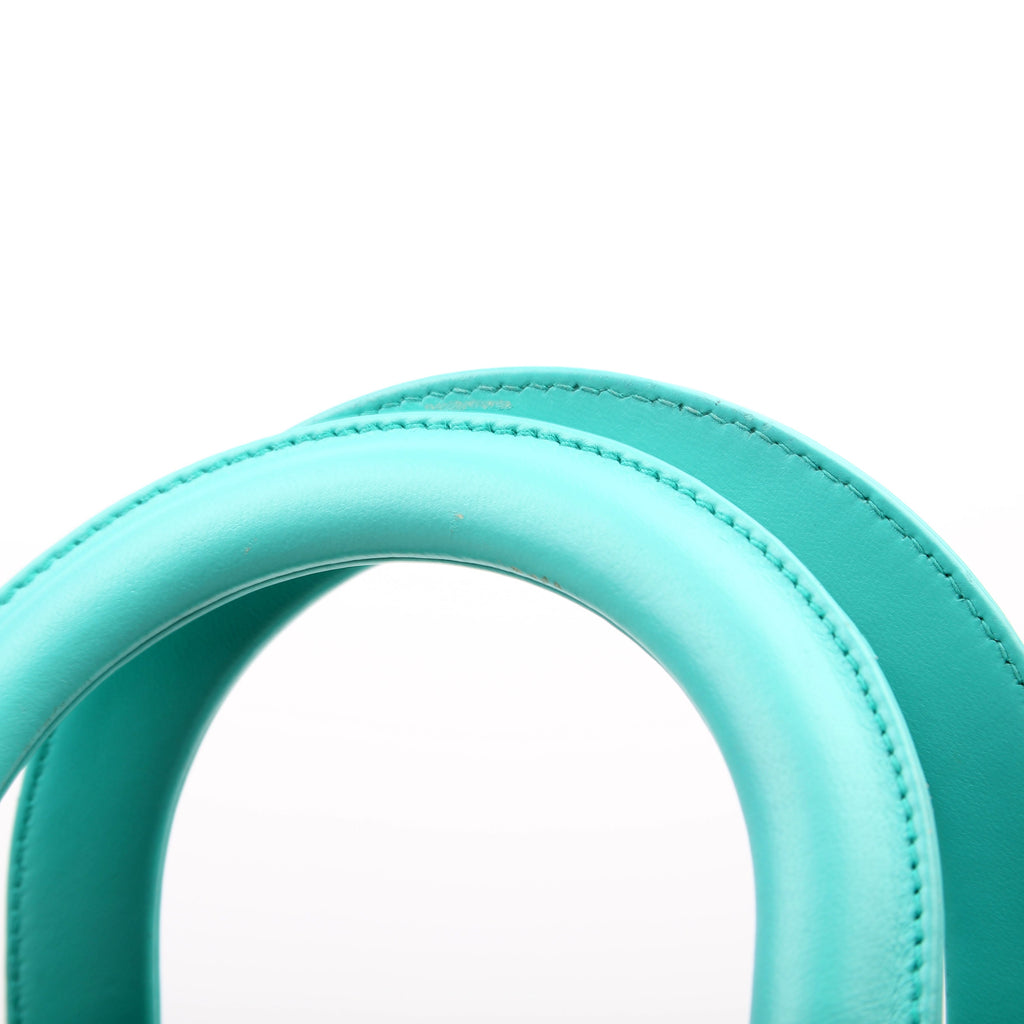 Christian Dior Lady Dior Medium Lambskin Teal