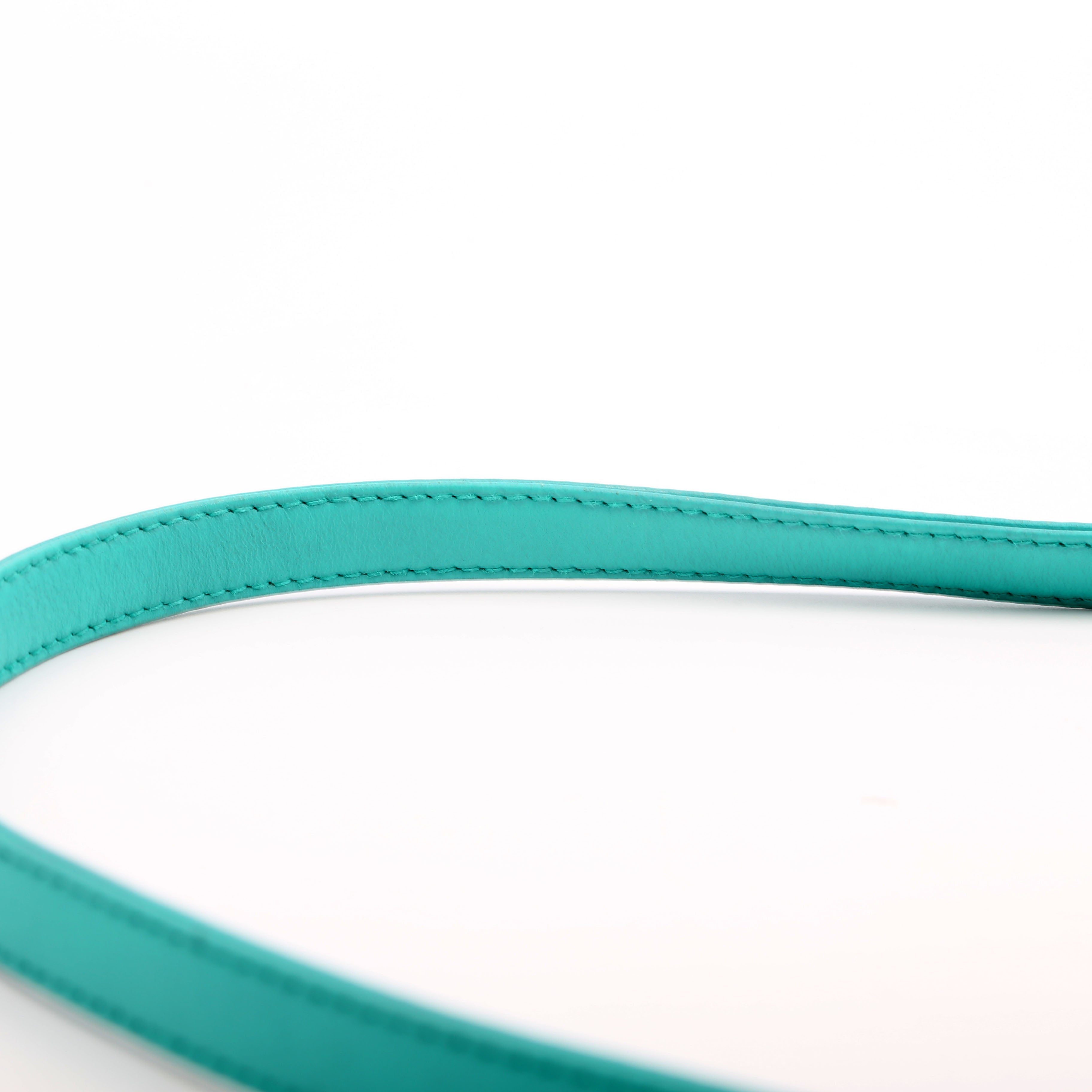 Christian Dior Lady Dior Medium Lambskin Teal
