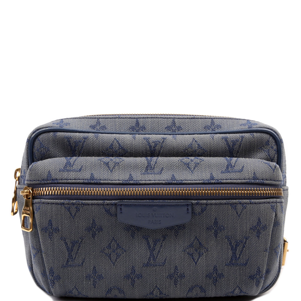 Louis Vuitton Outdoor Bumbag Denim Monogram Blue