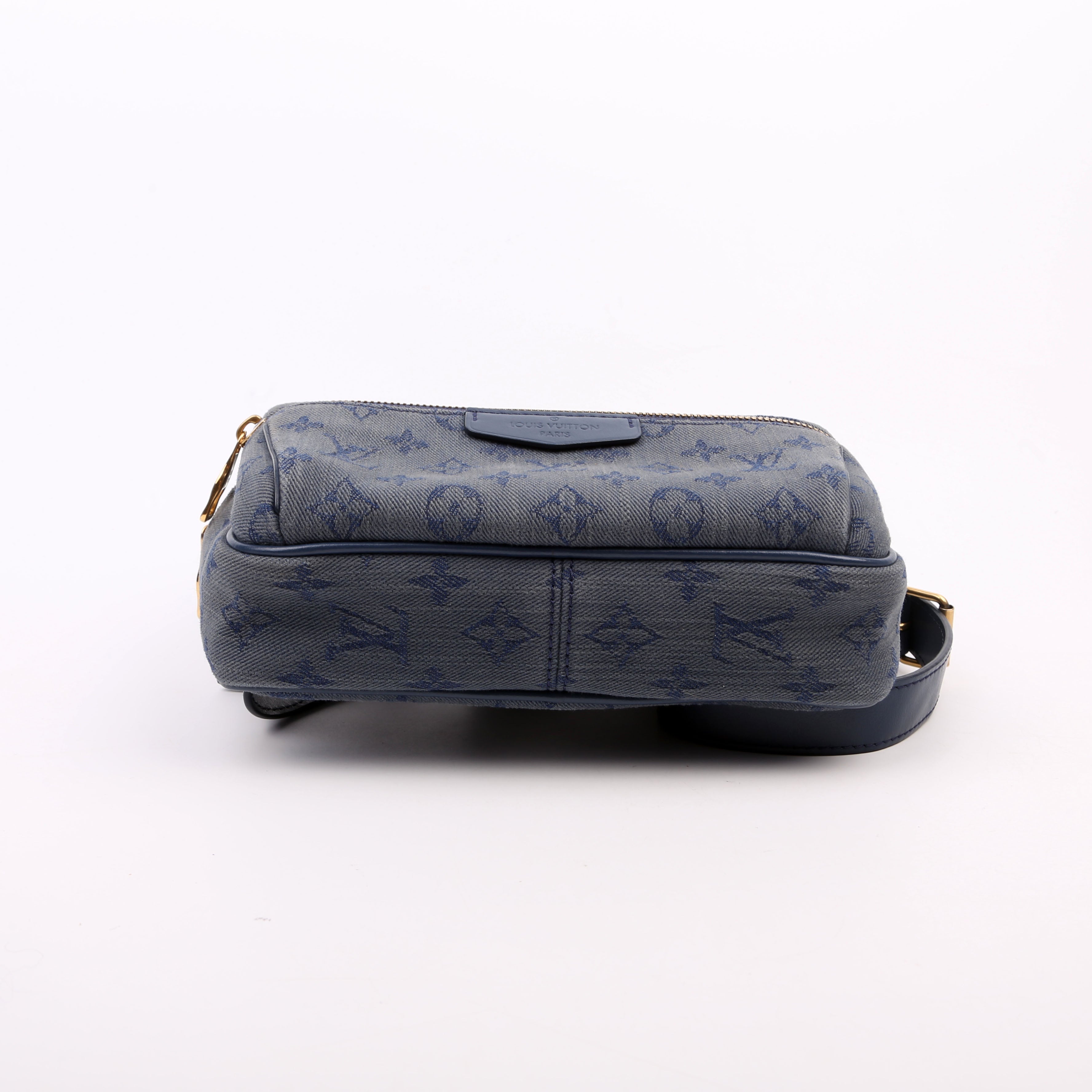 Louis Vuitton Outdoor Bumbag Denim Monogram Blue