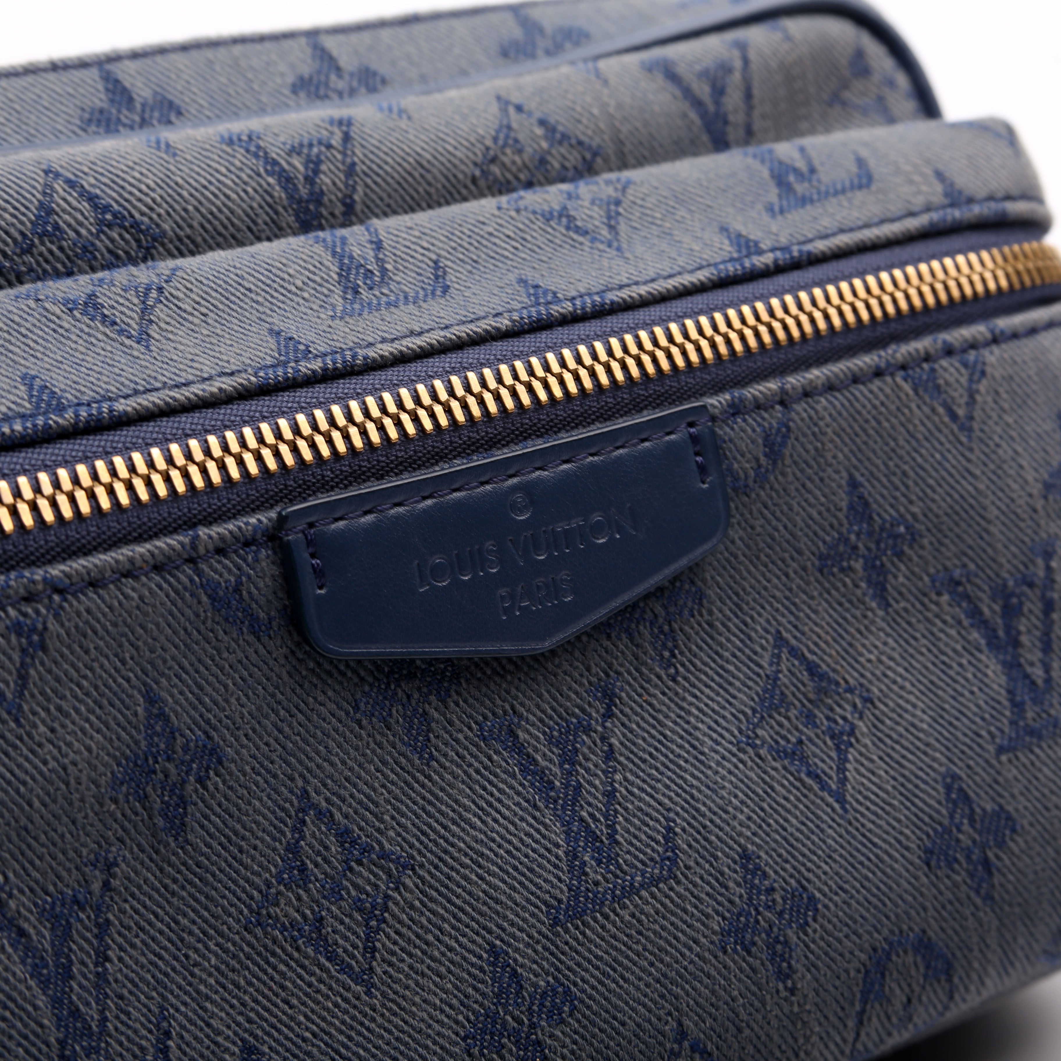 Louis Vuitton Outdoor Bumbag Denim Monogram Blue