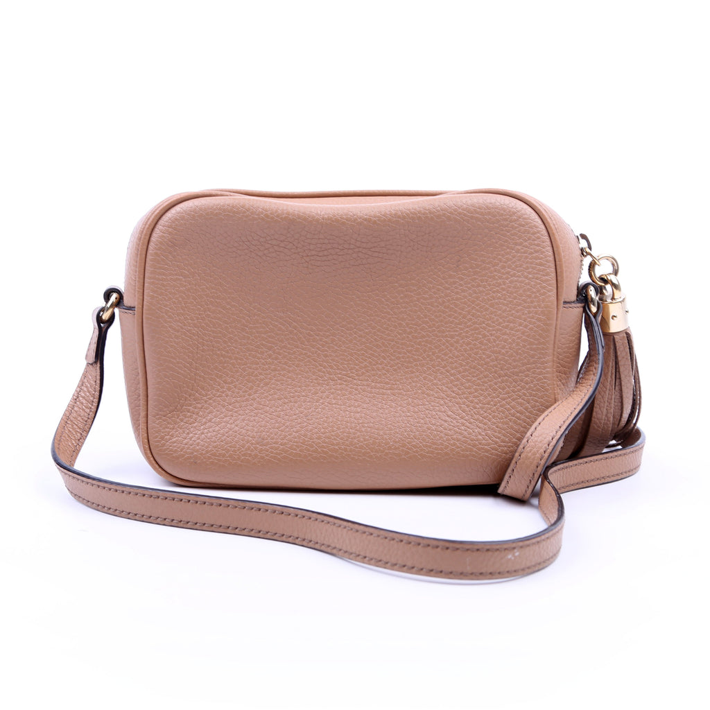 Gucci 308364 Soho Disco Crossbody Tan