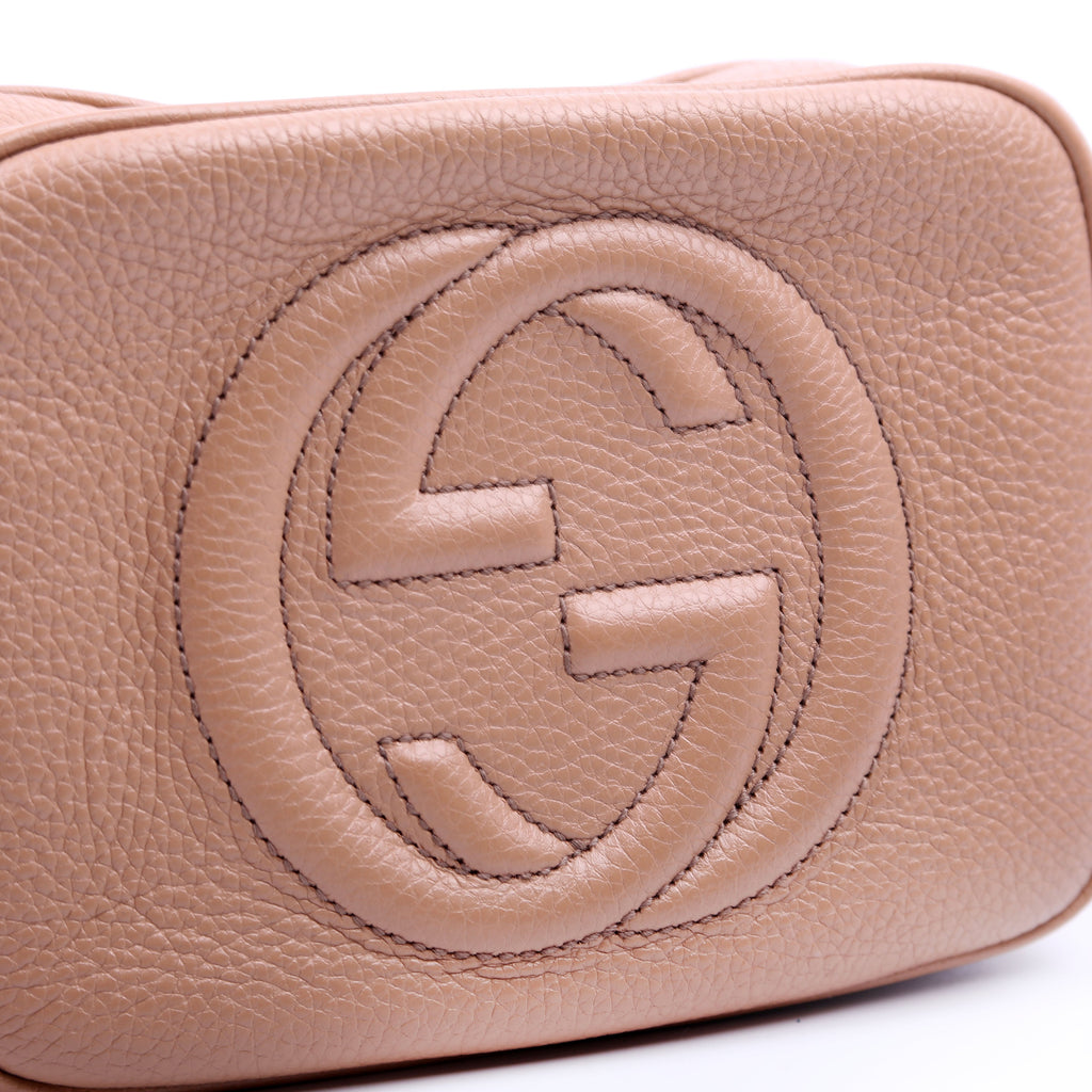 Gucci 308364 Soho Disco Crossbody Tan