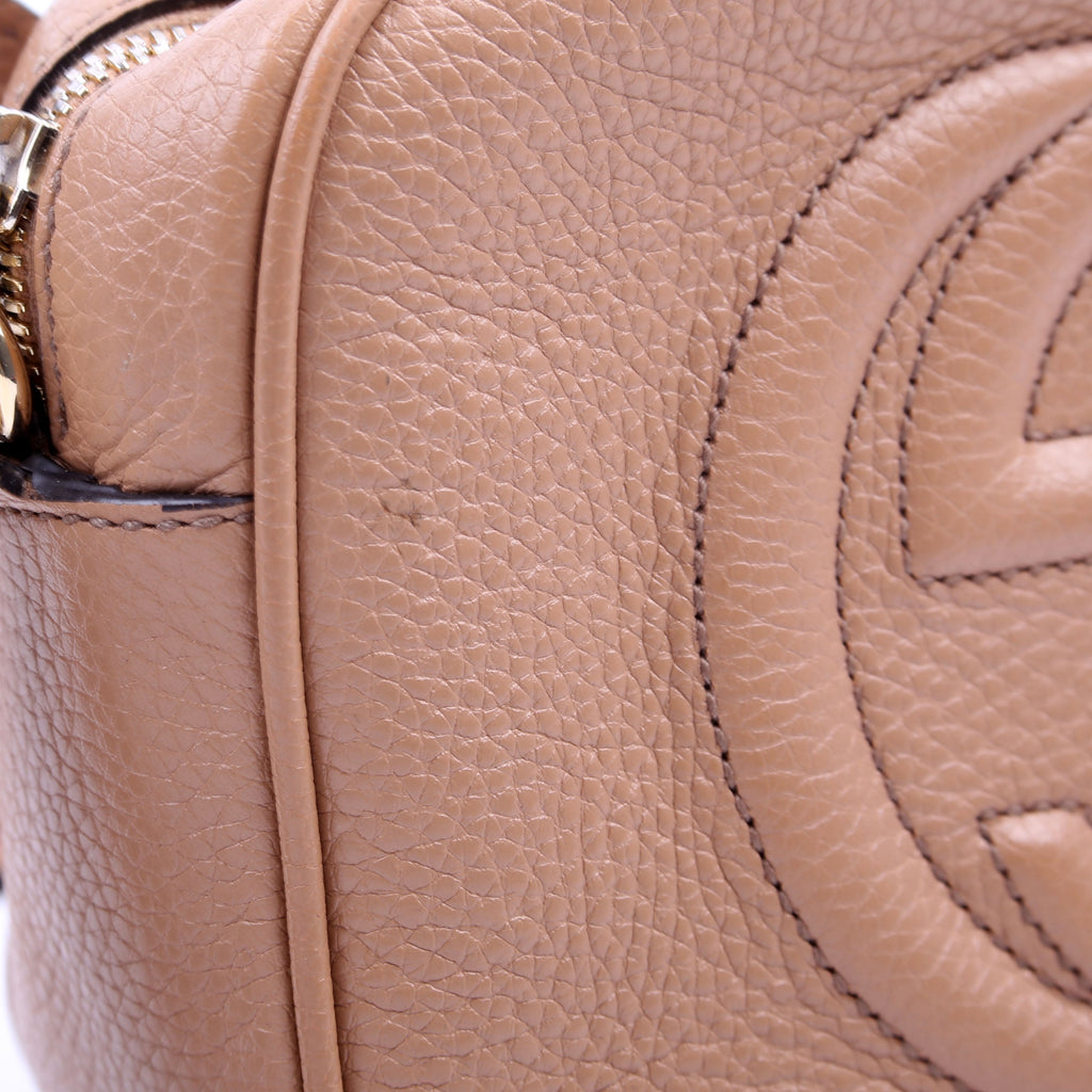 Gucci 308364 Soho Disco Crossbody Tan