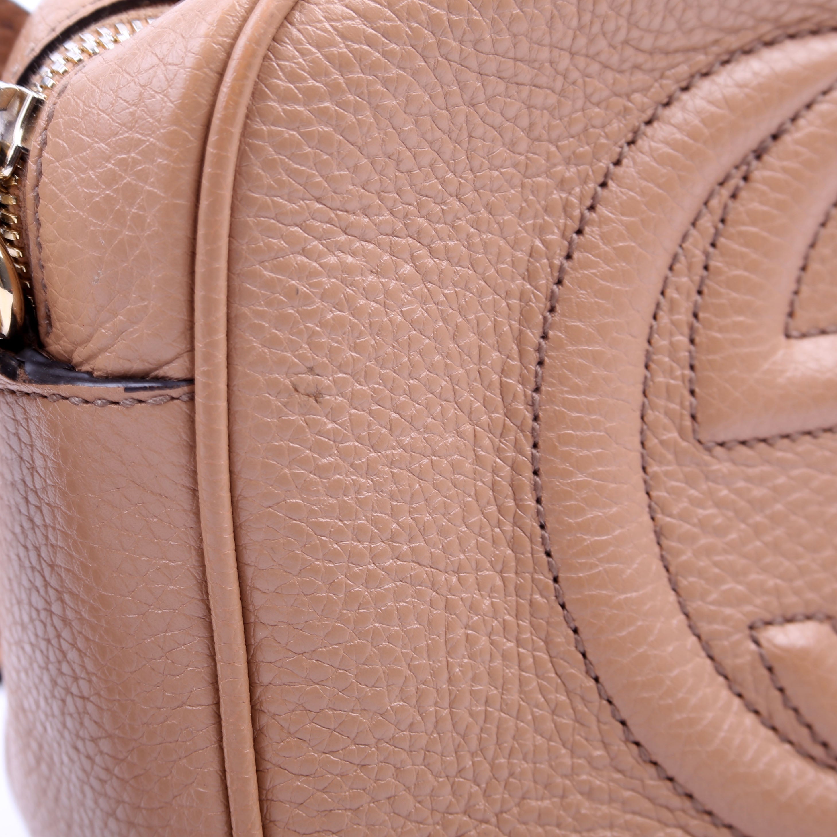Gucci 308364 Soho Disco Crossbody Tan