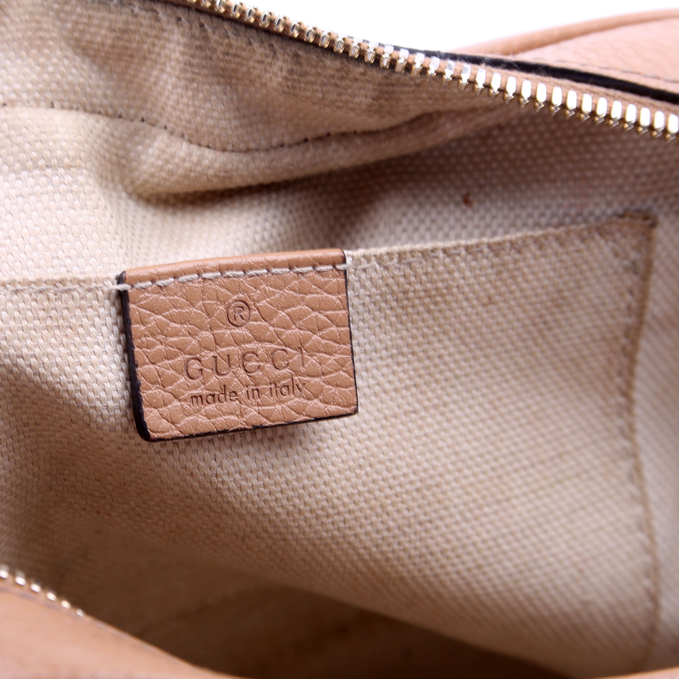 Gucci 308364 Soho Disco Crossbody Tan