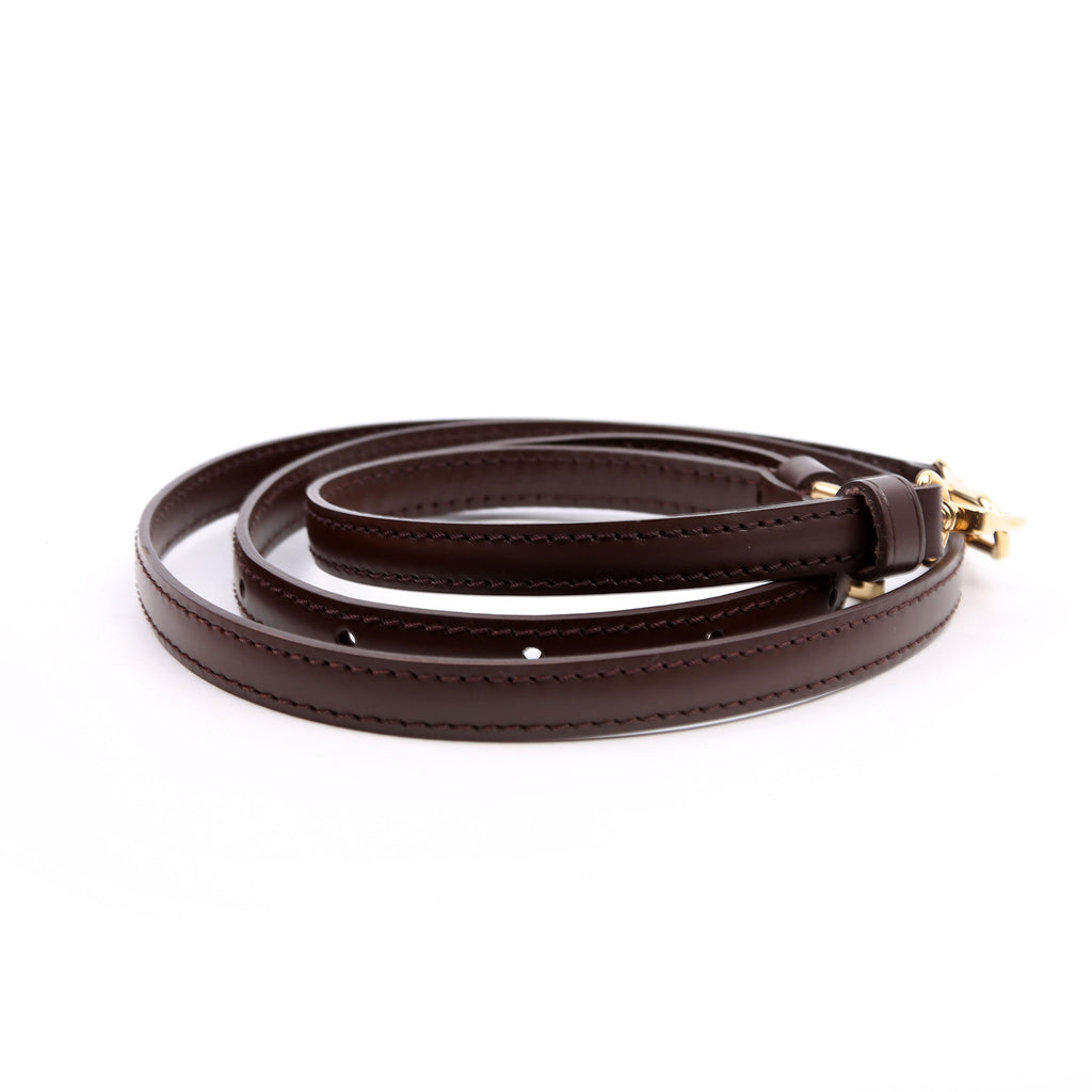 Louis Vuitton Leather Shoulder Strap Brown