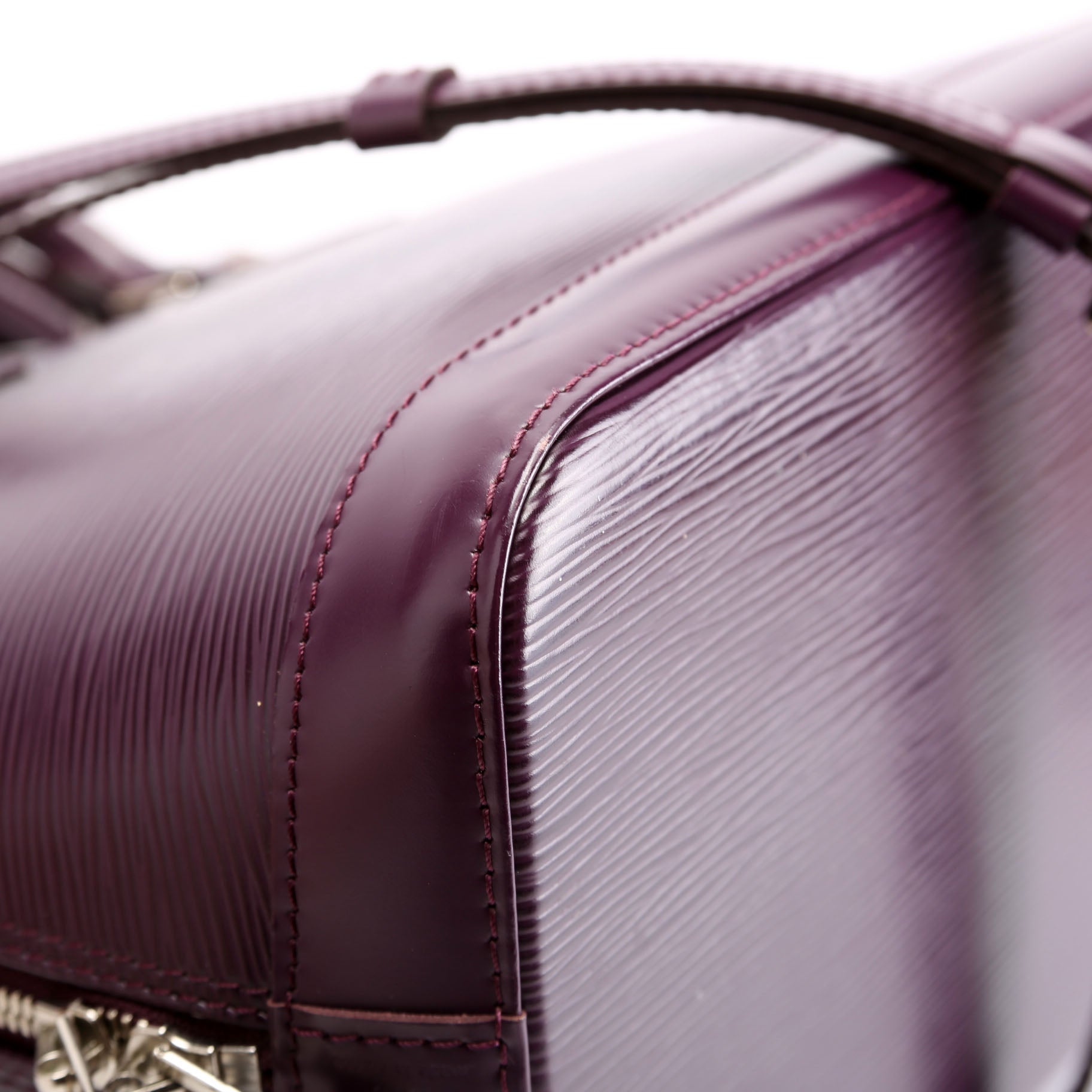 Louis Vuitton Alma With Strap Pm Epi Older Purple