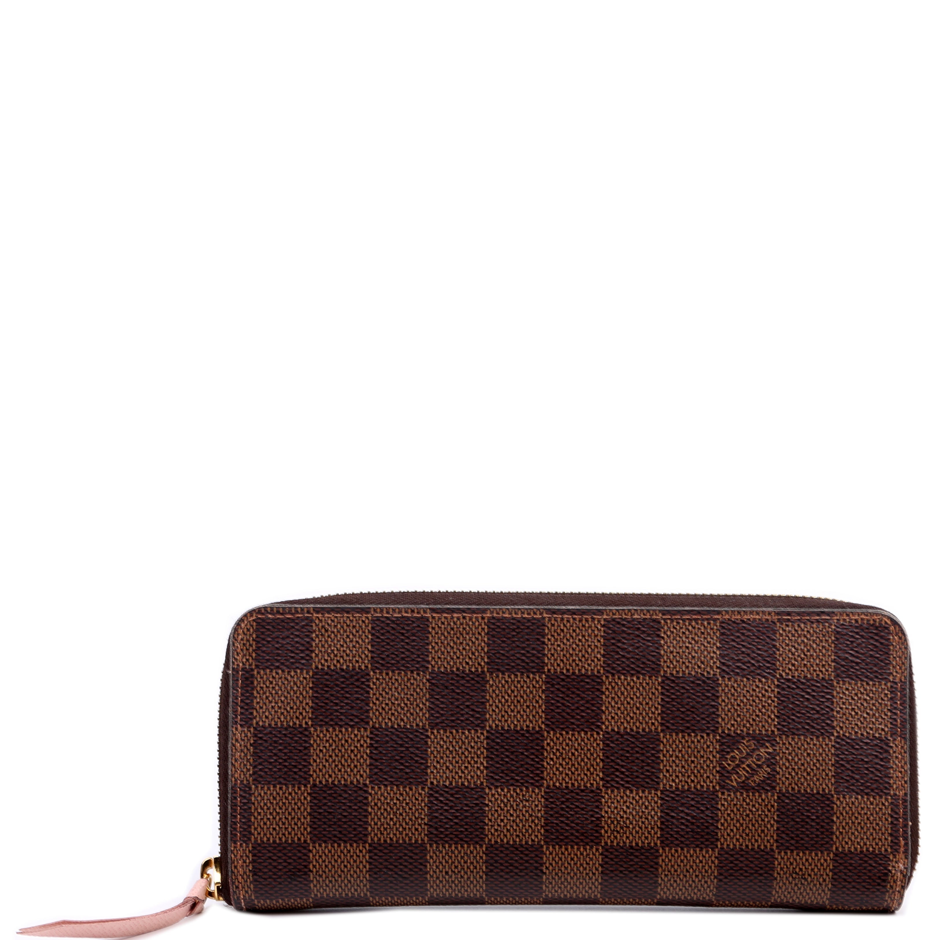 Louis Vuitton Clemence Wallet Damier Ebene Brown