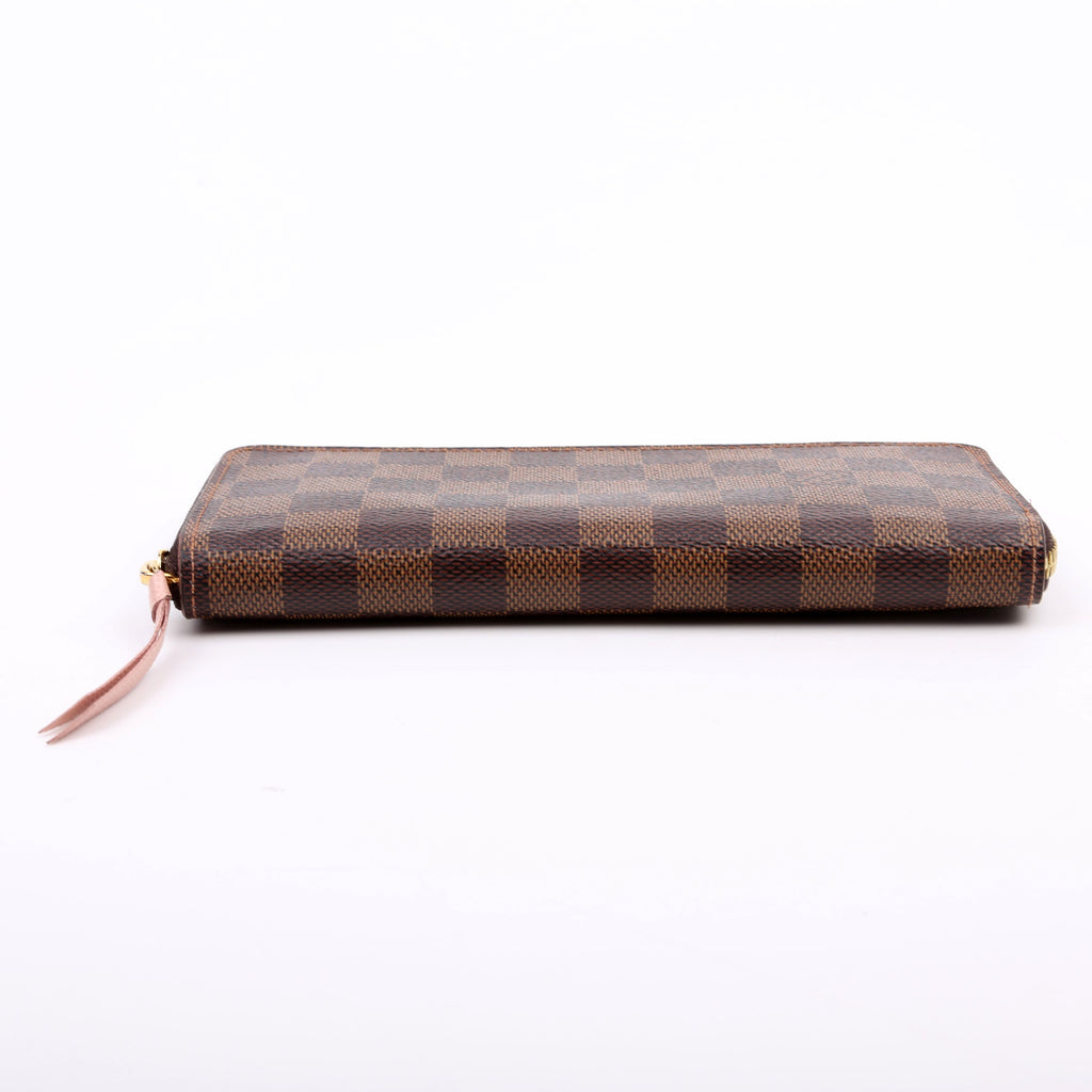Louis Vuitton Clemence Wallet Damier Ebene Brown