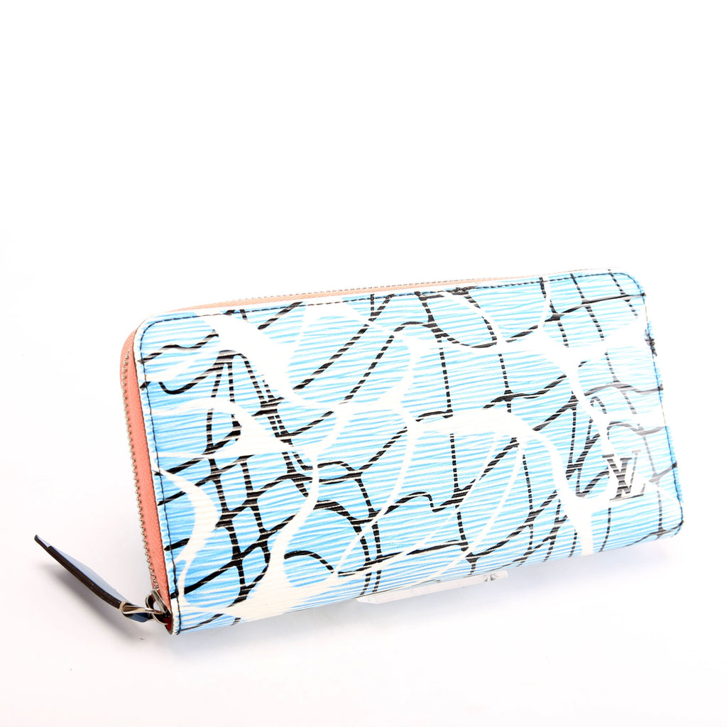 Louis Vuitton Zippy Wallet Aqua Epi