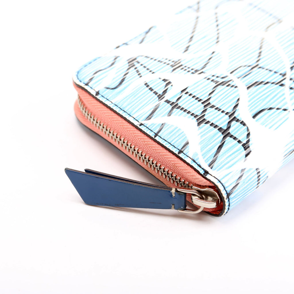 Louis Vuitton Zippy Wallet Aqua Epi