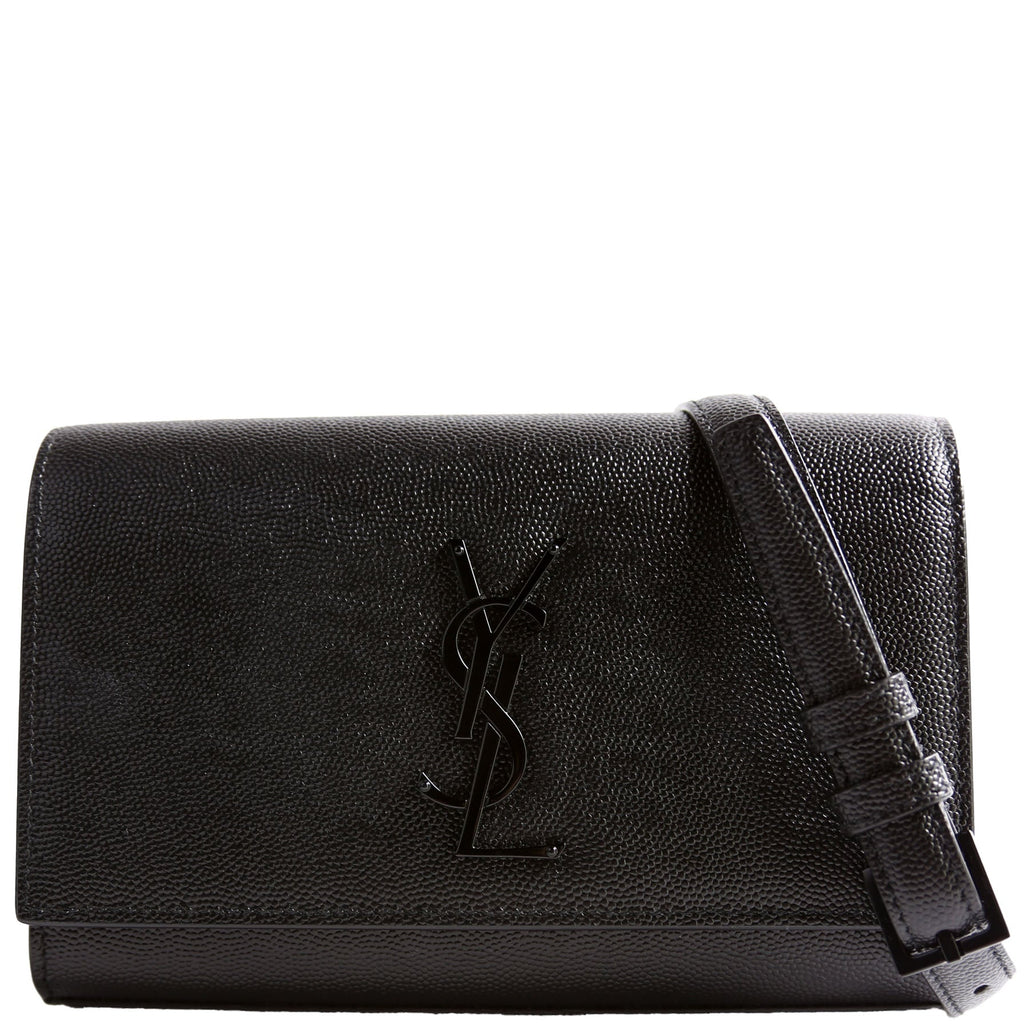 Saint Laurent Kate Belt Bag Grain Black