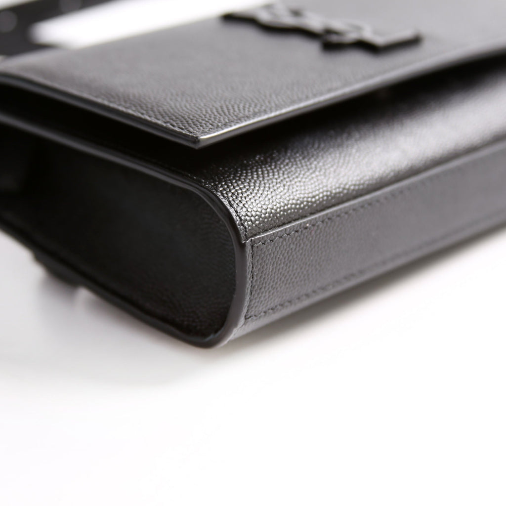 Saint Laurent Kate Belt Bag Grain Black