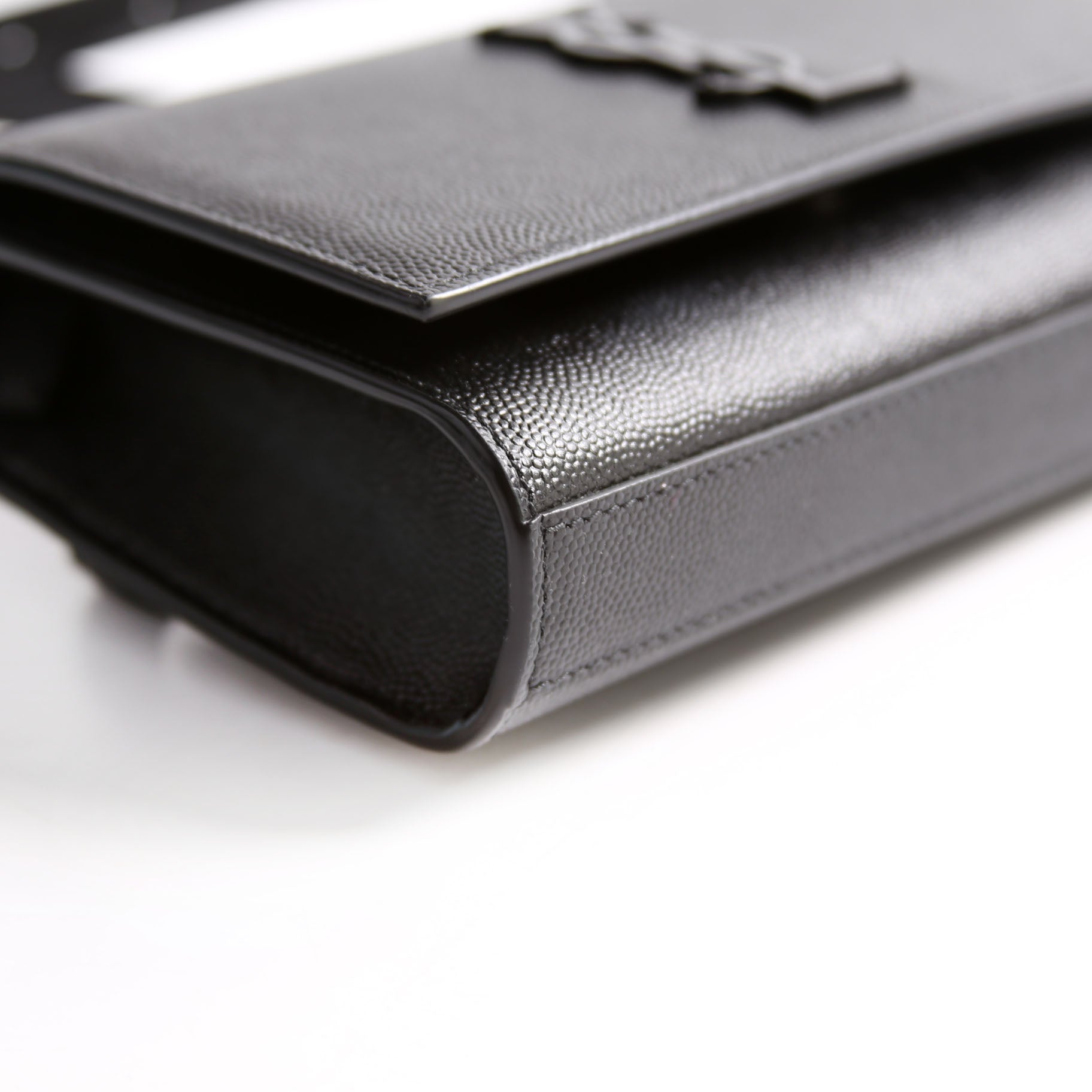 Saint Laurent Kate Belt Bag Grain Black