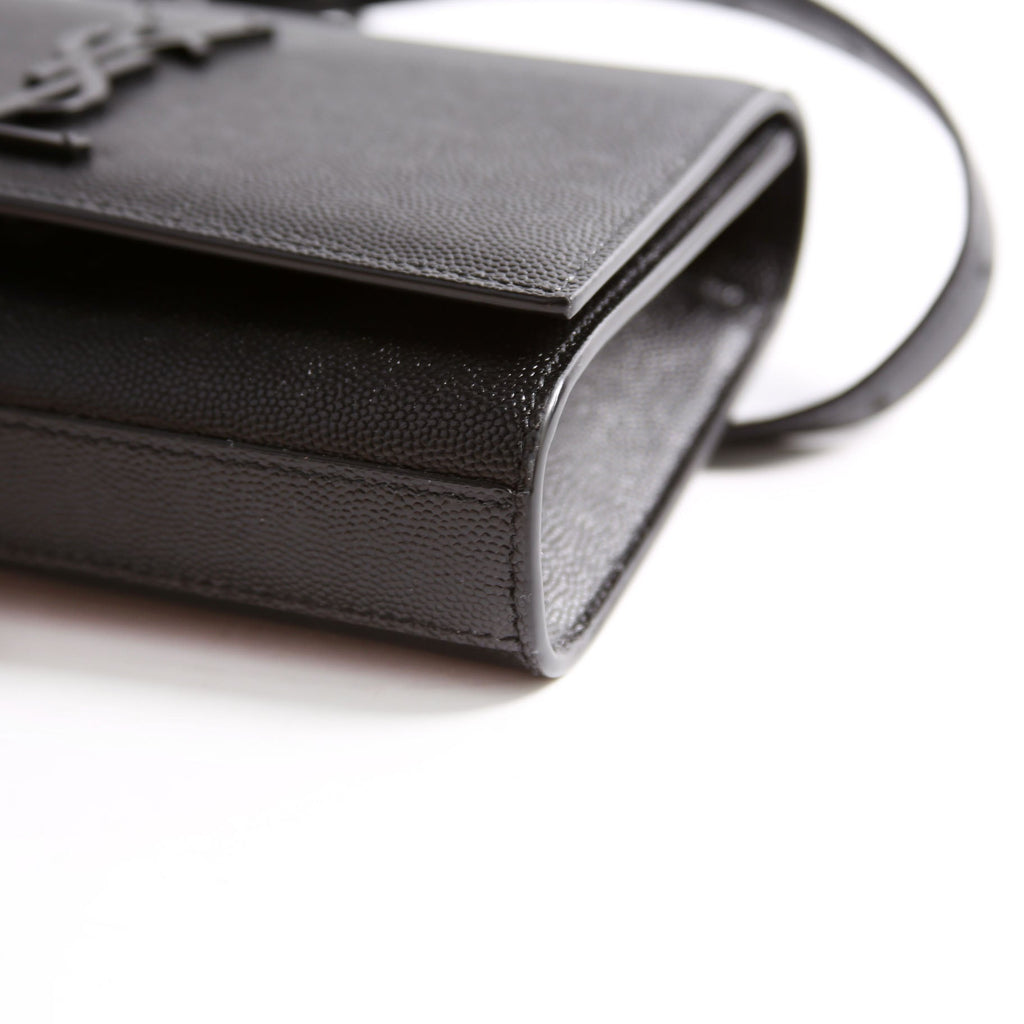 Saint Laurent Kate Belt Bag Grain Black