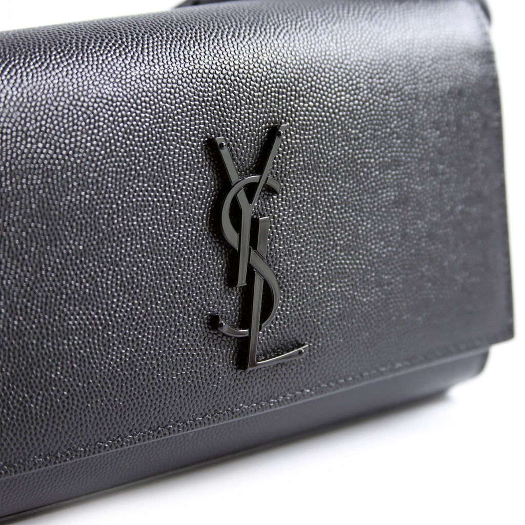 Saint Laurent Kate Belt Bag Grain Black