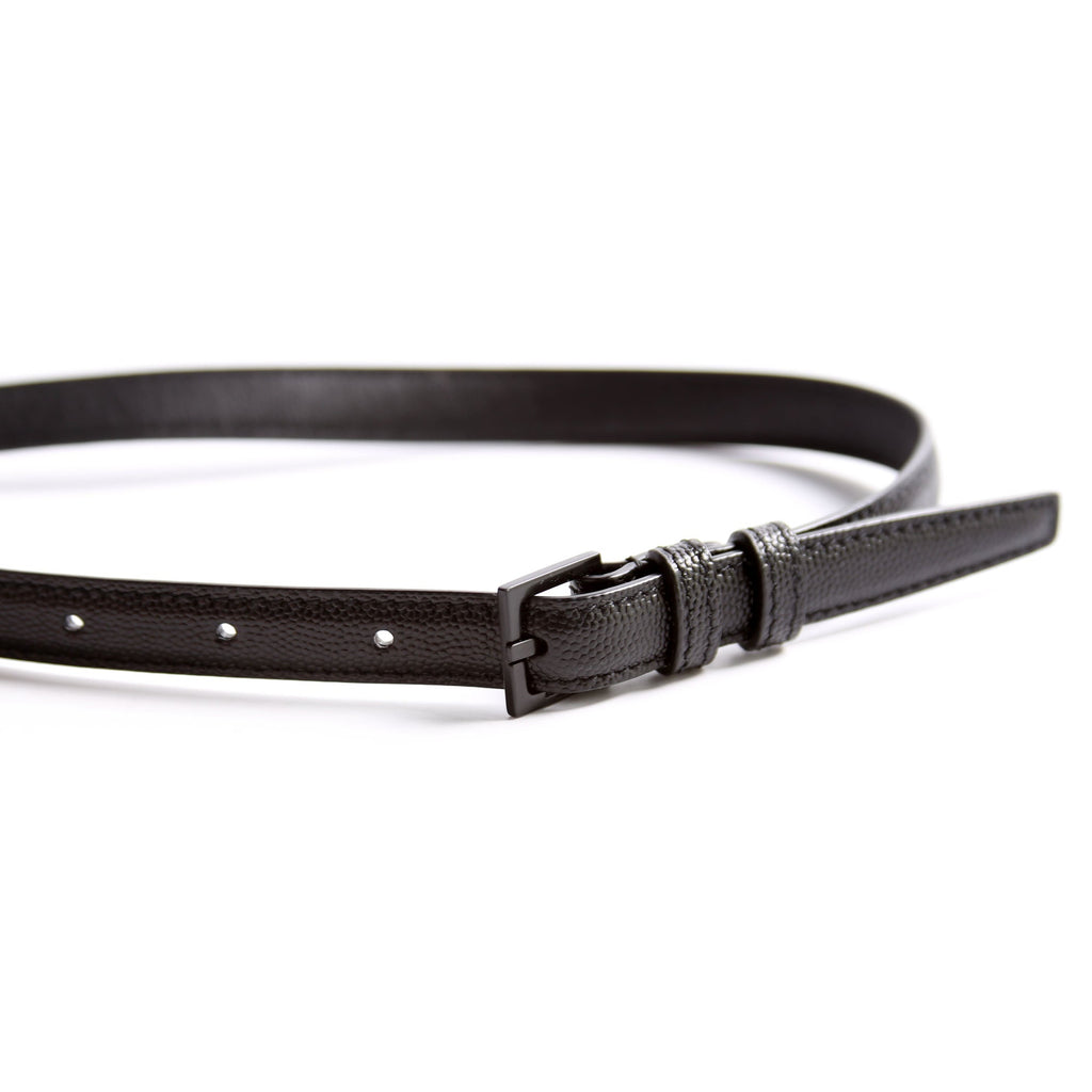 Saint Laurent Kate Belt Bag Grain Black