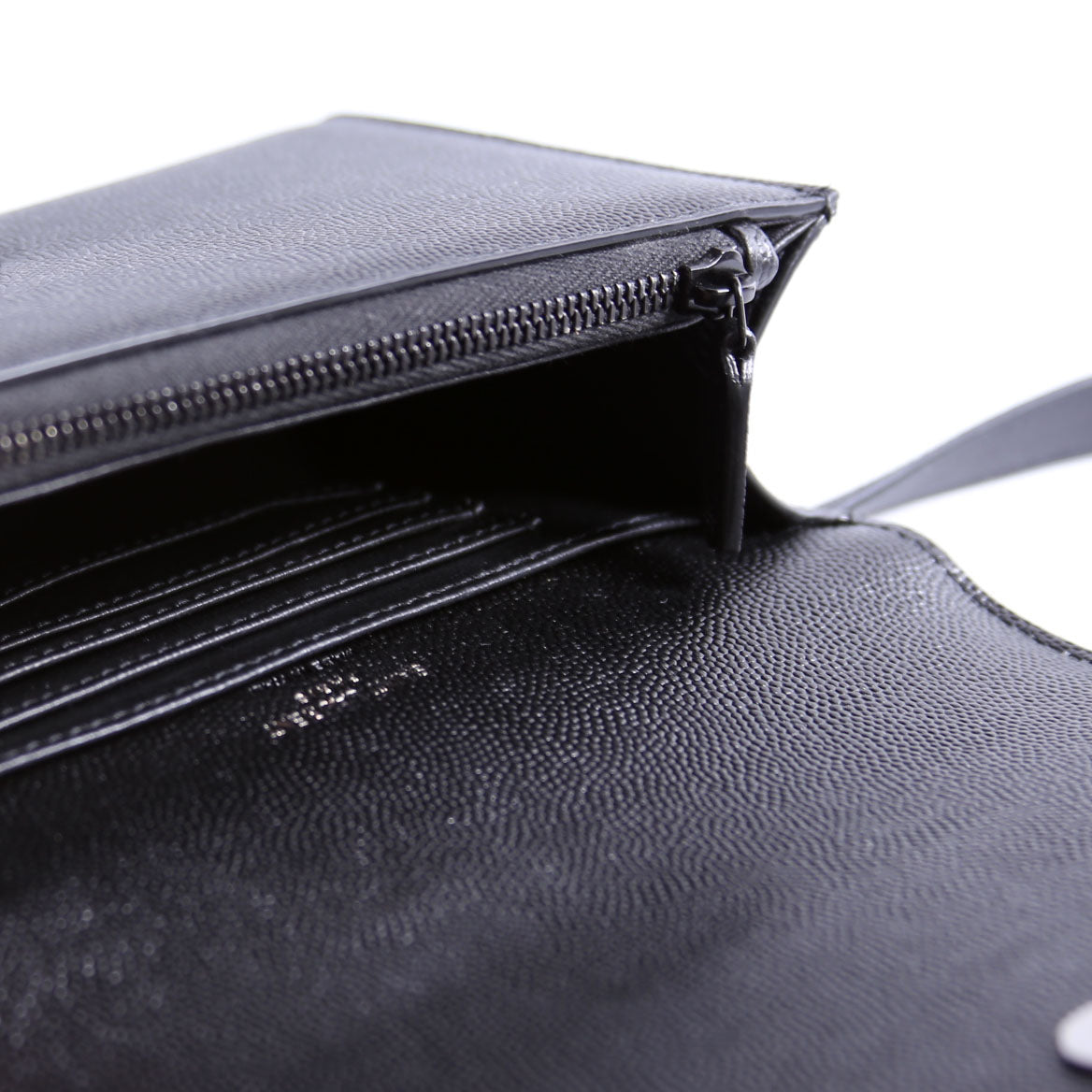 Saint Laurent Kate Belt Bag Grain Black