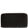 Louis Vuitton Zippy Wallet Nanogram Embossed Calfskin Black