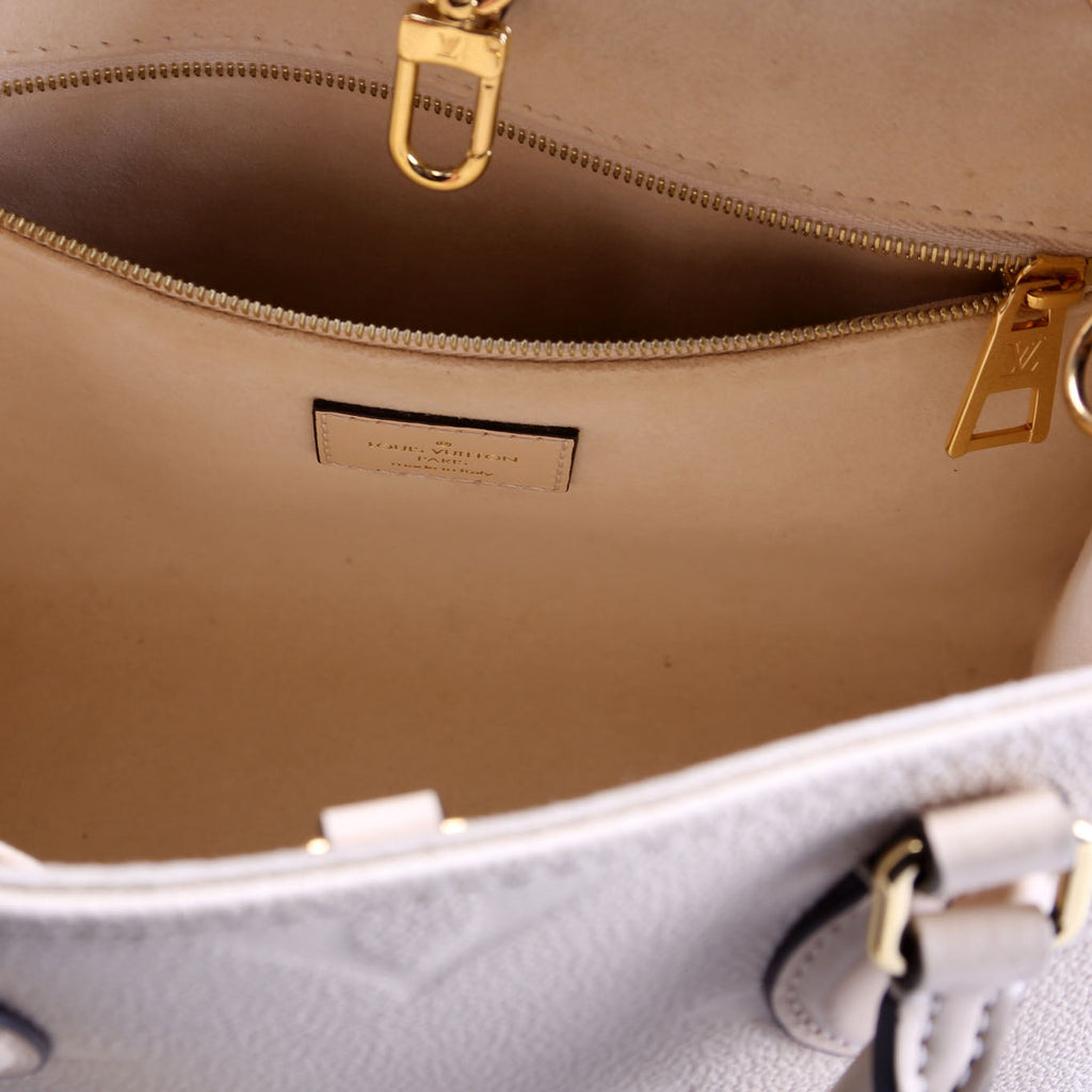 Louis Vuitton ONTHEGO PM Empreinte Cream