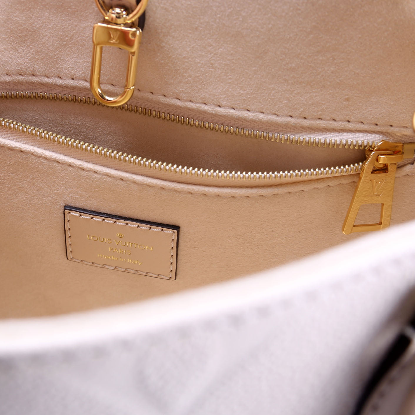Louis Vuitton ONTHEGO PM Empreinte Cream