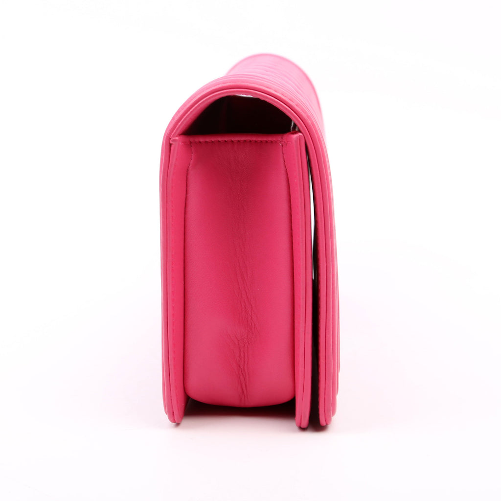 Chanel Boy Flap Clutch 19M Pink