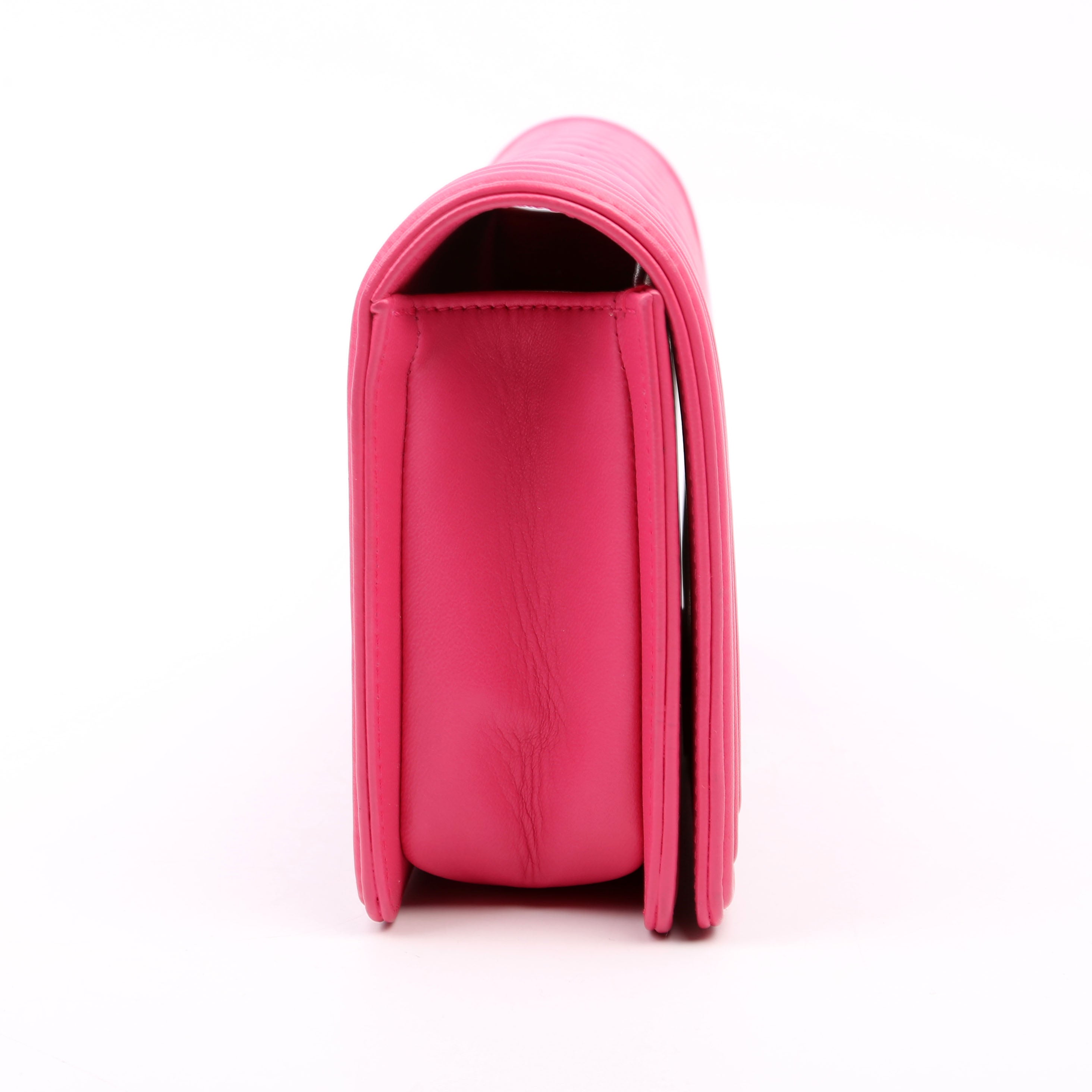 Chanel Boy Flap Clutch 19M Pink