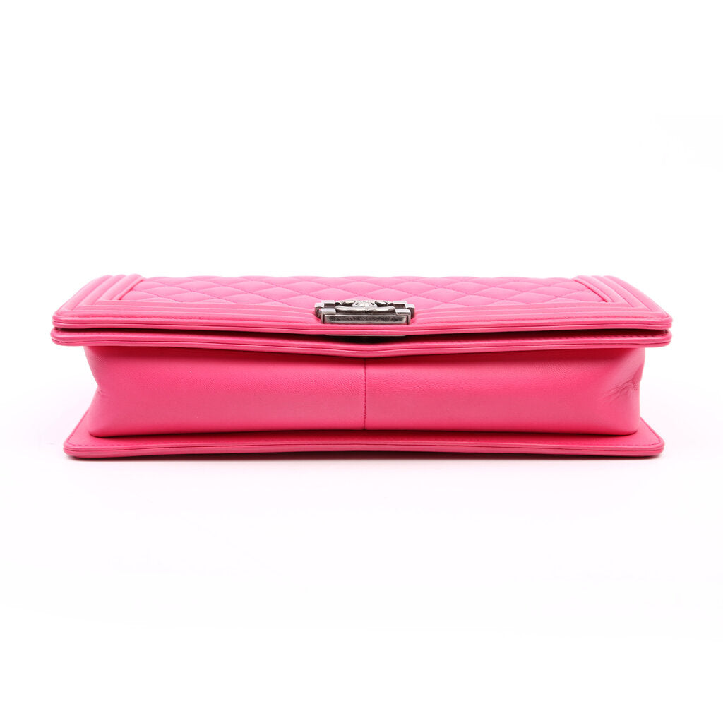 Chanel Boy Flap Clutch 19M Pink