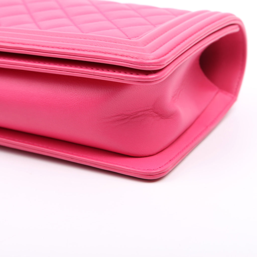 Chanel Boy Flap Clutch 19M Pink
