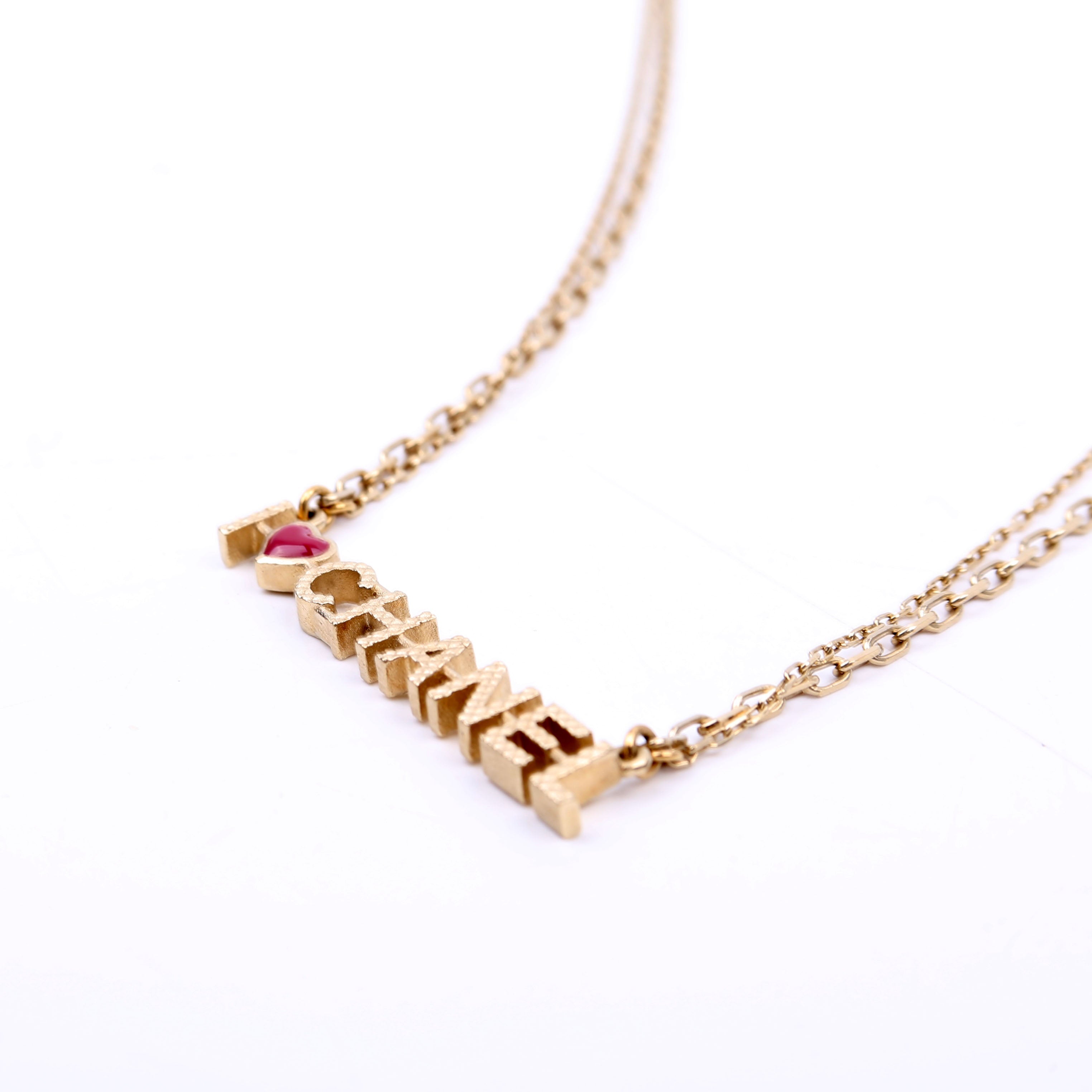 Chanel I Love Chanel Necklace Gold