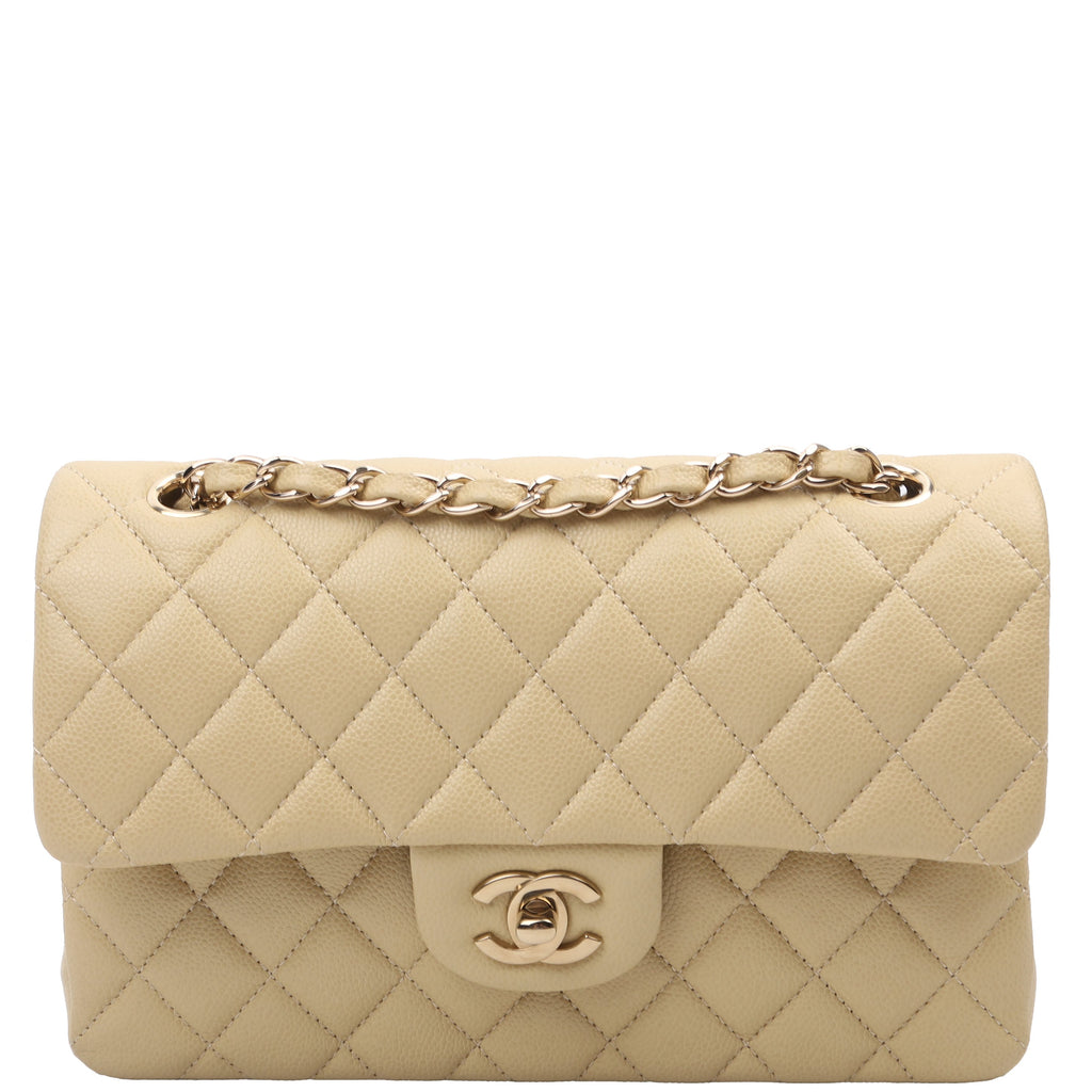 Chanel Classic Flap Small Caviar Neutral
