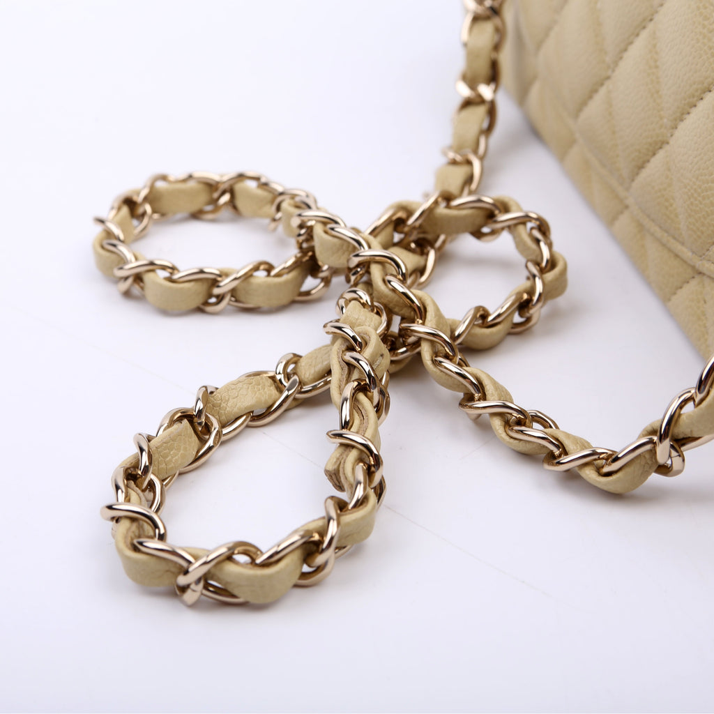 Chanel Classic Flap Small Caviar Neutral