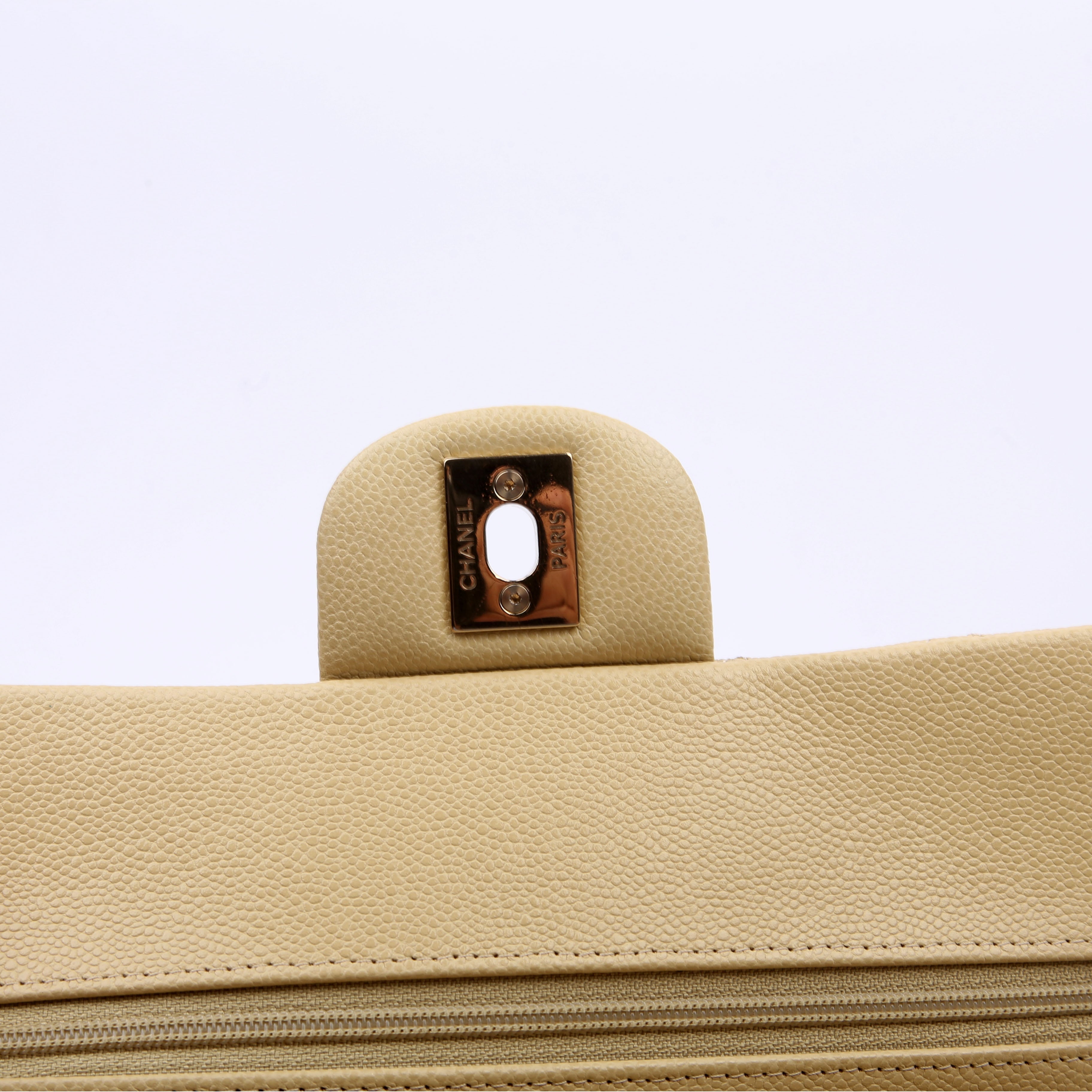 Chanel Classic Flap Small Caviar Neutral