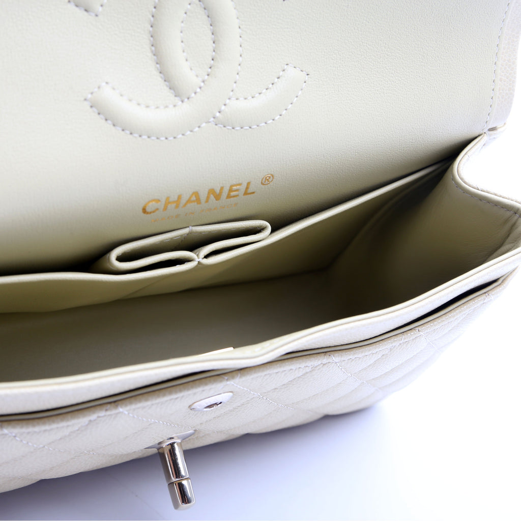 Chanel Classic Flap Small Caviar Neutral