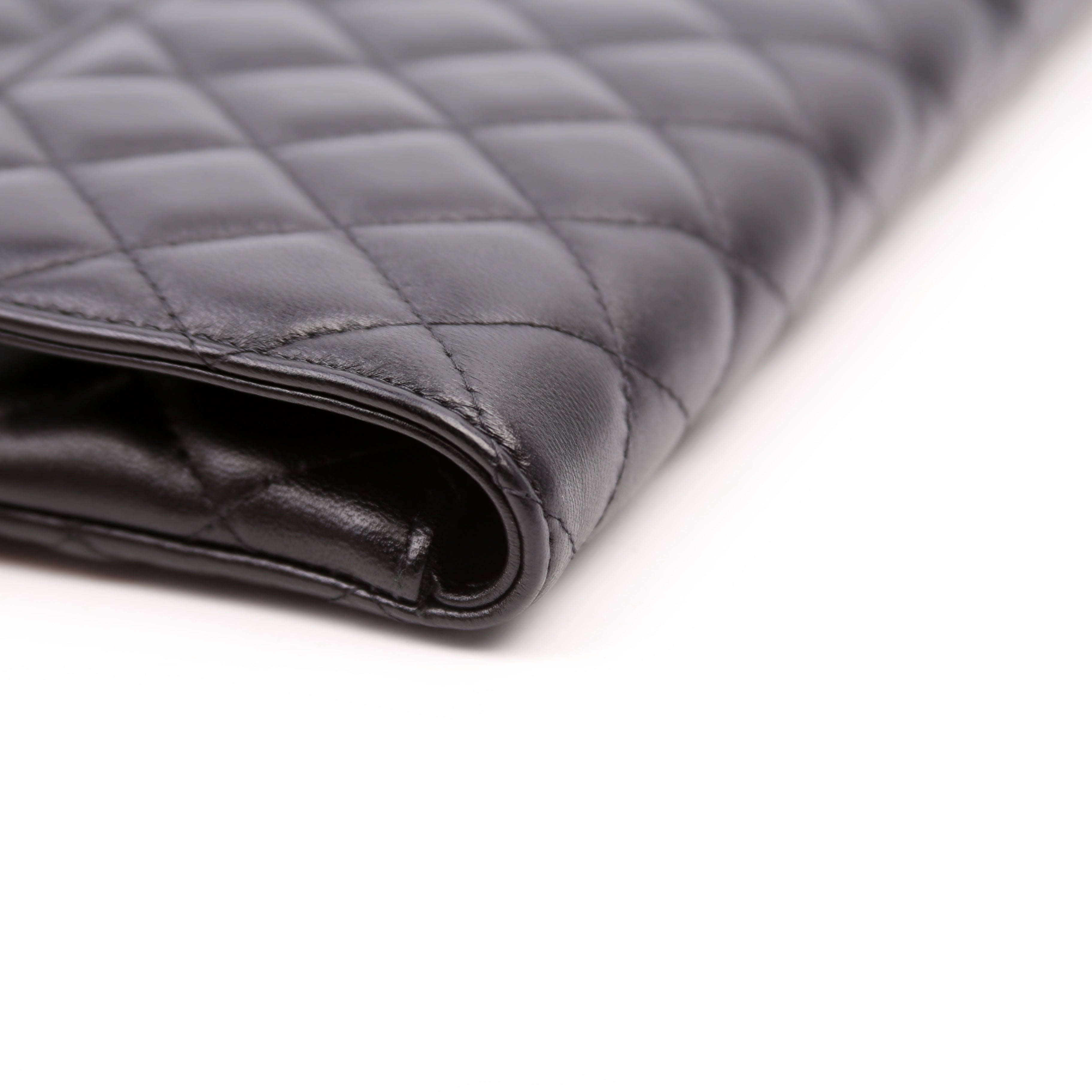 Chanel CC Quilted Flap Clutch 31M Black