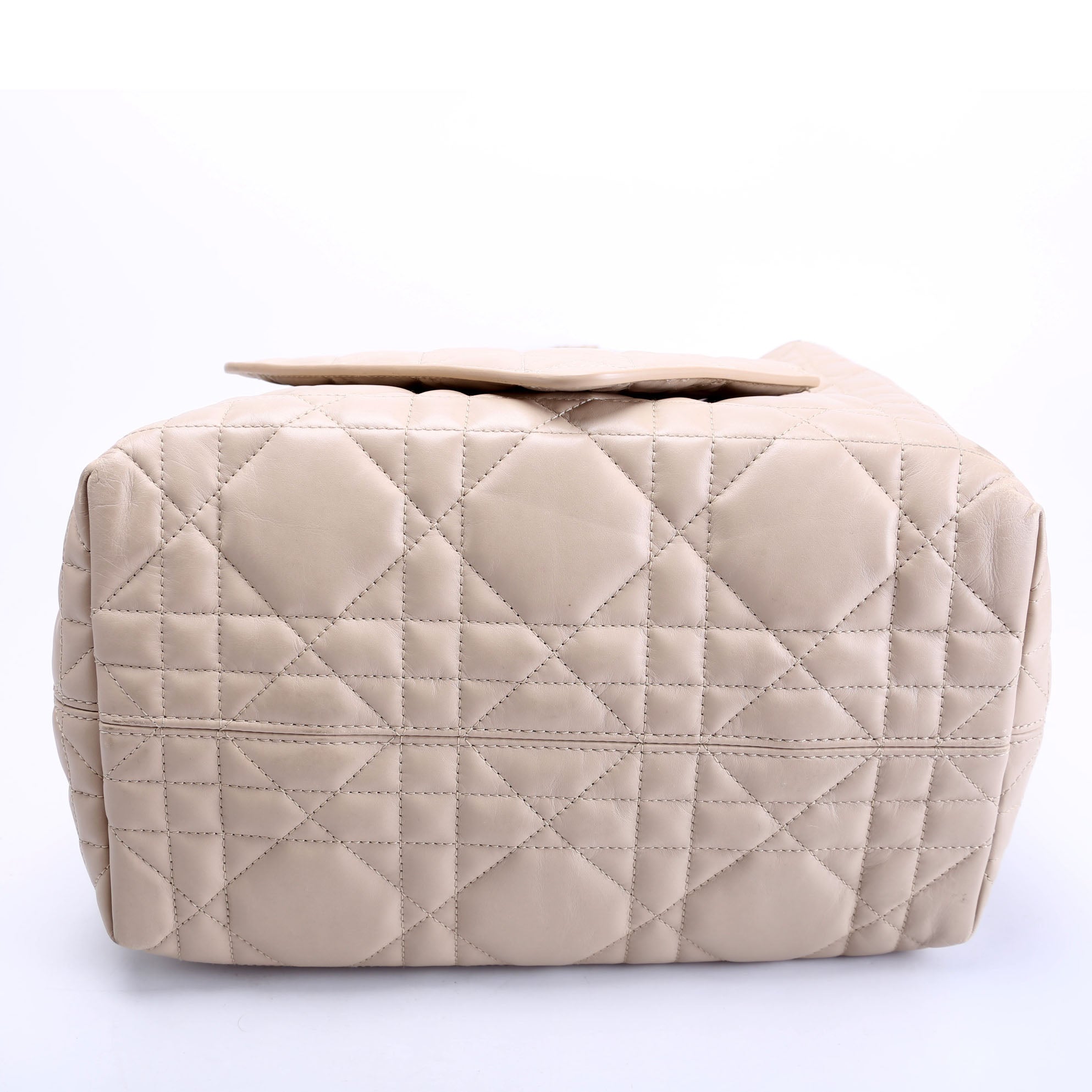 Christian Dior Toujours Medium Macrocannage Calfskin Bag Beige