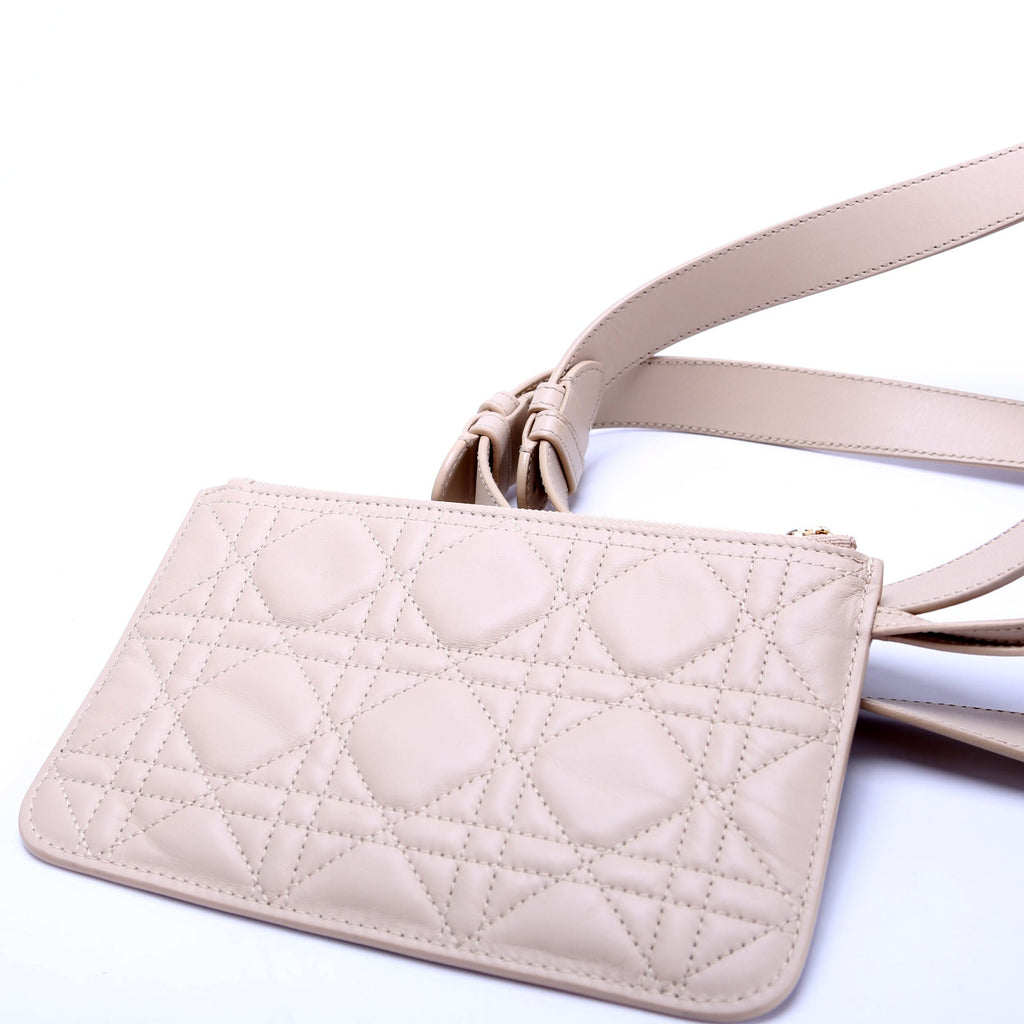 Christian Dior Toujours Medium Macrocannage Calfskin Bag Beige