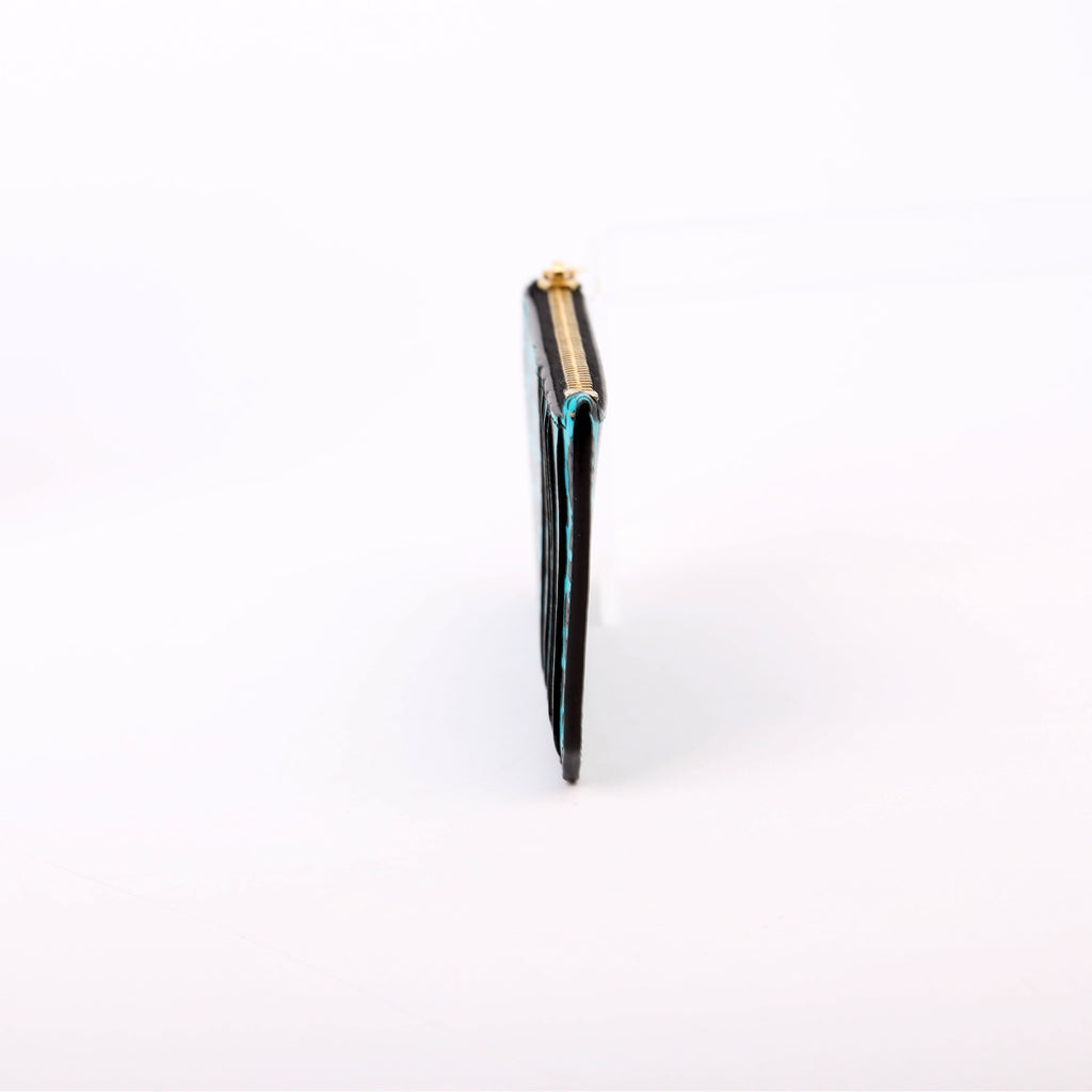 Saint Laurent 5 Fragment Card Holder Blue/Black
