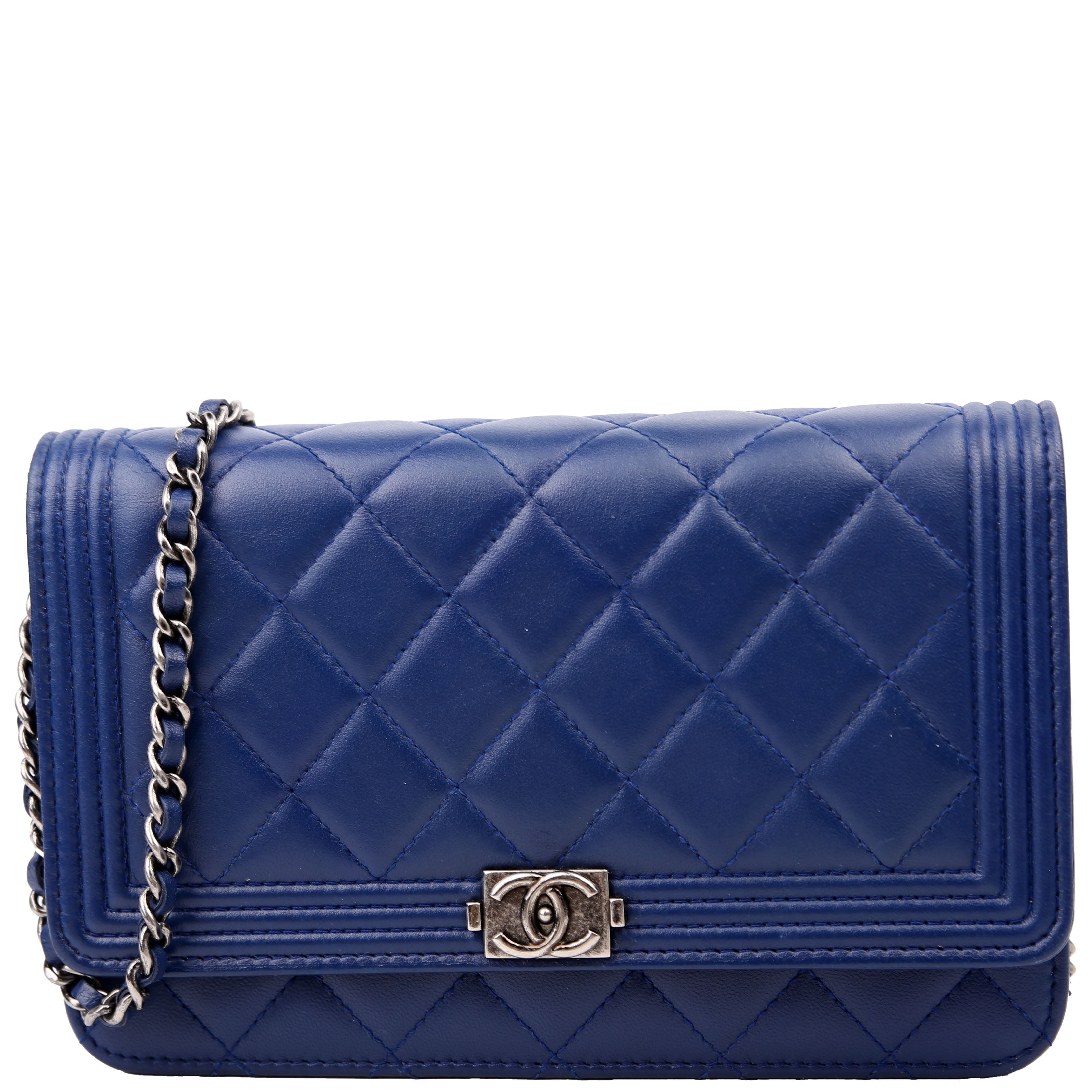Chanel WOC Boy Lambskin Blue